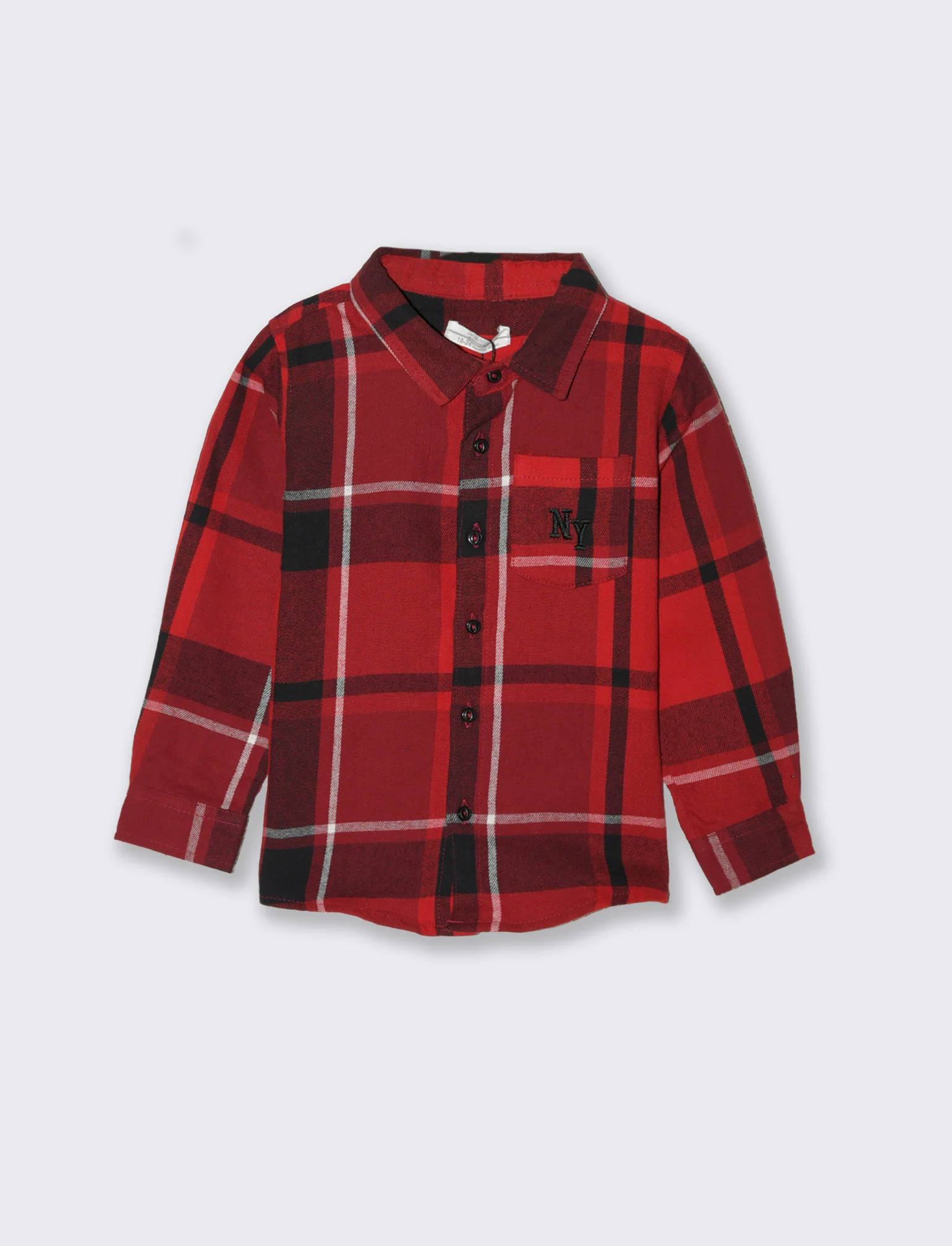 Camicia in flanella - Rosso