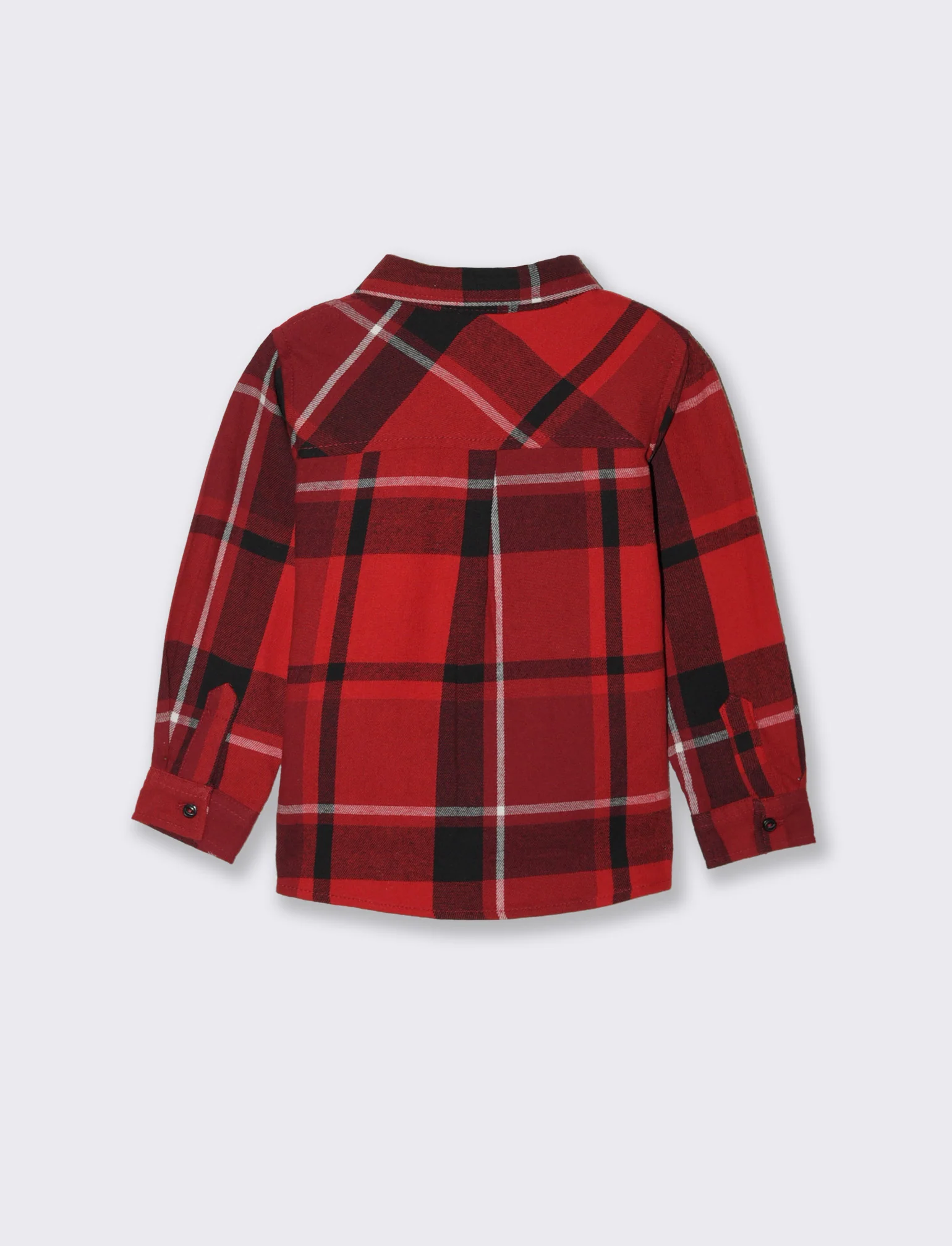 Camicia in flanella - Rosso - Image 2