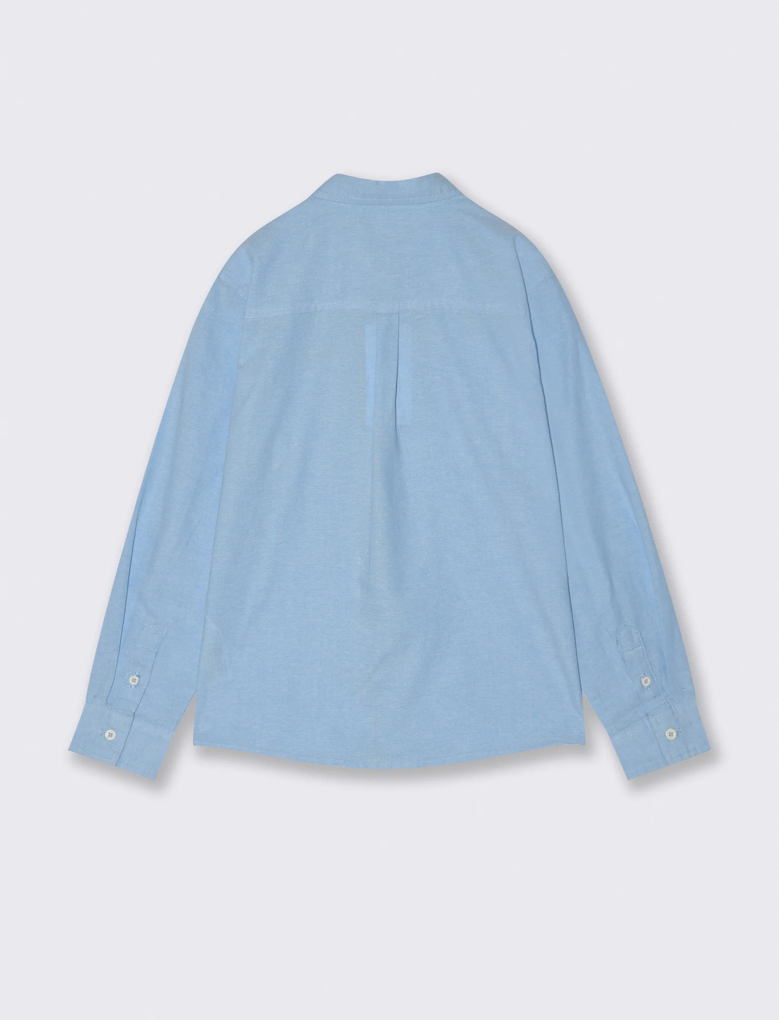 Camicia in oxford. - Azzurro - Image 3