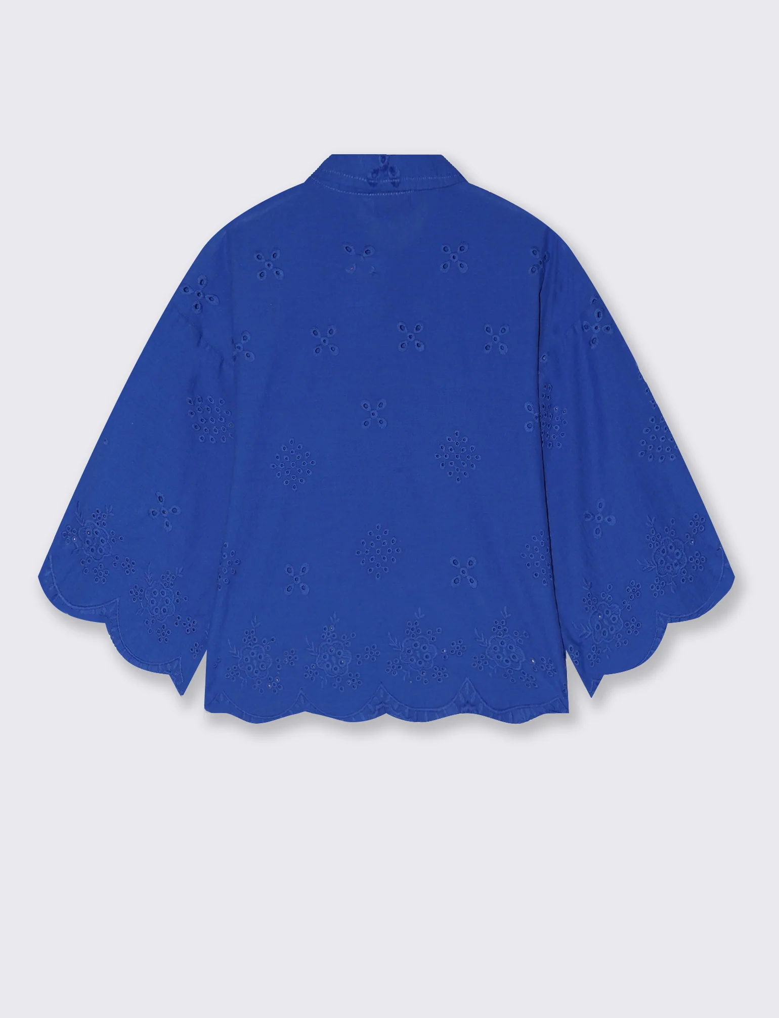 Camicia in pizzo con manica a campana - Royal - Image 2