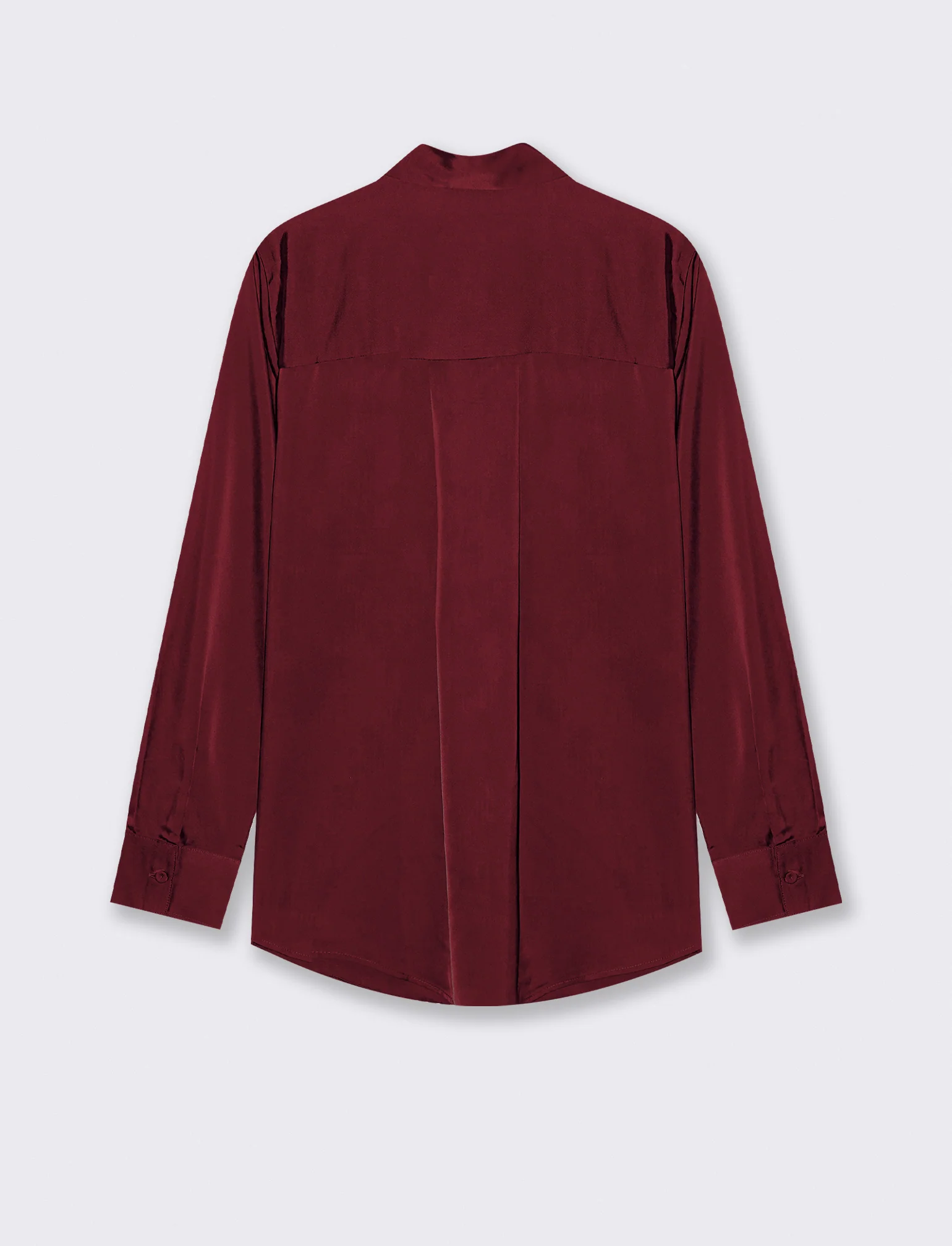 CAMICIA IN SATIN - Vinaccia - Image 2