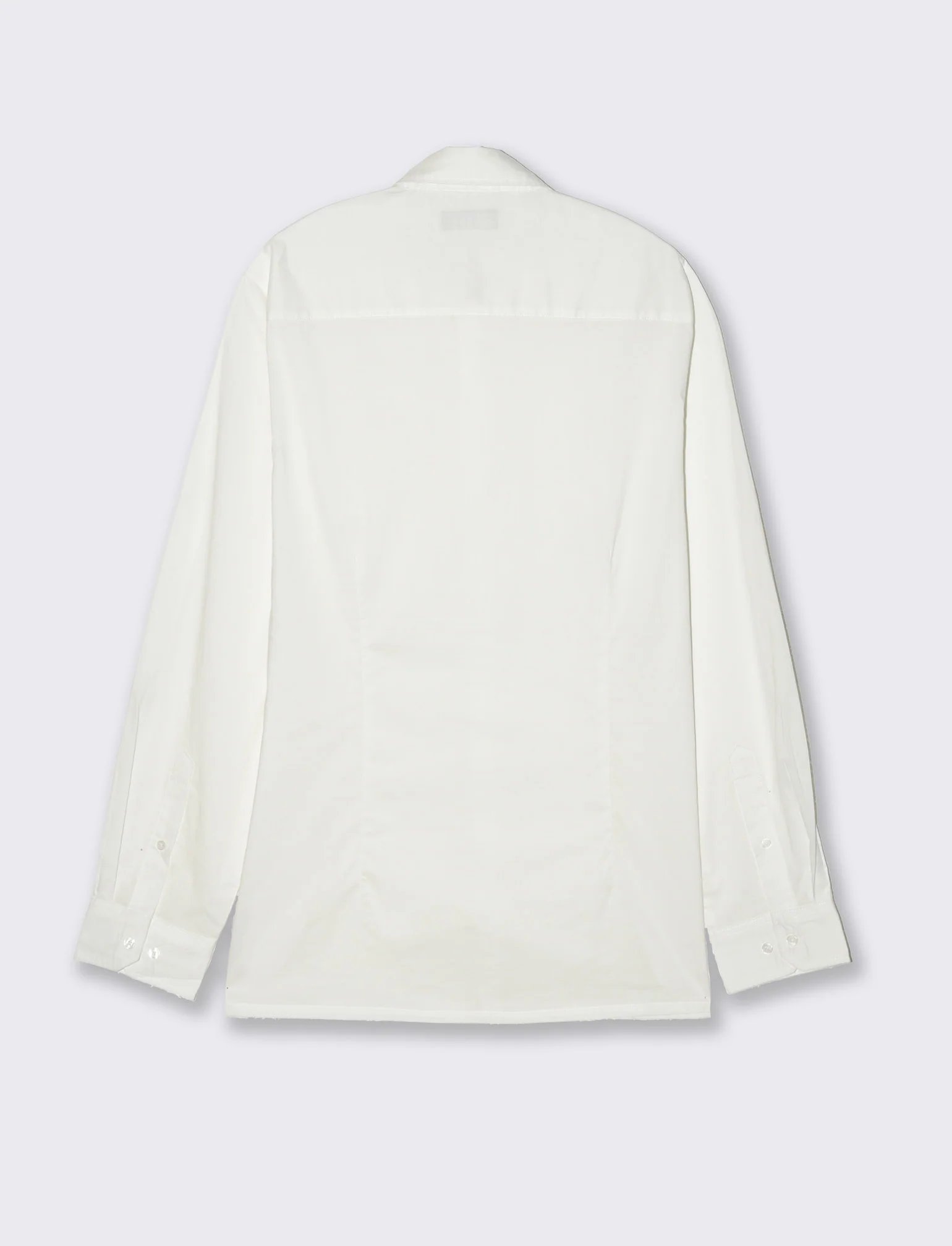 Camicia in voile da uomo - Bianco - Image 5