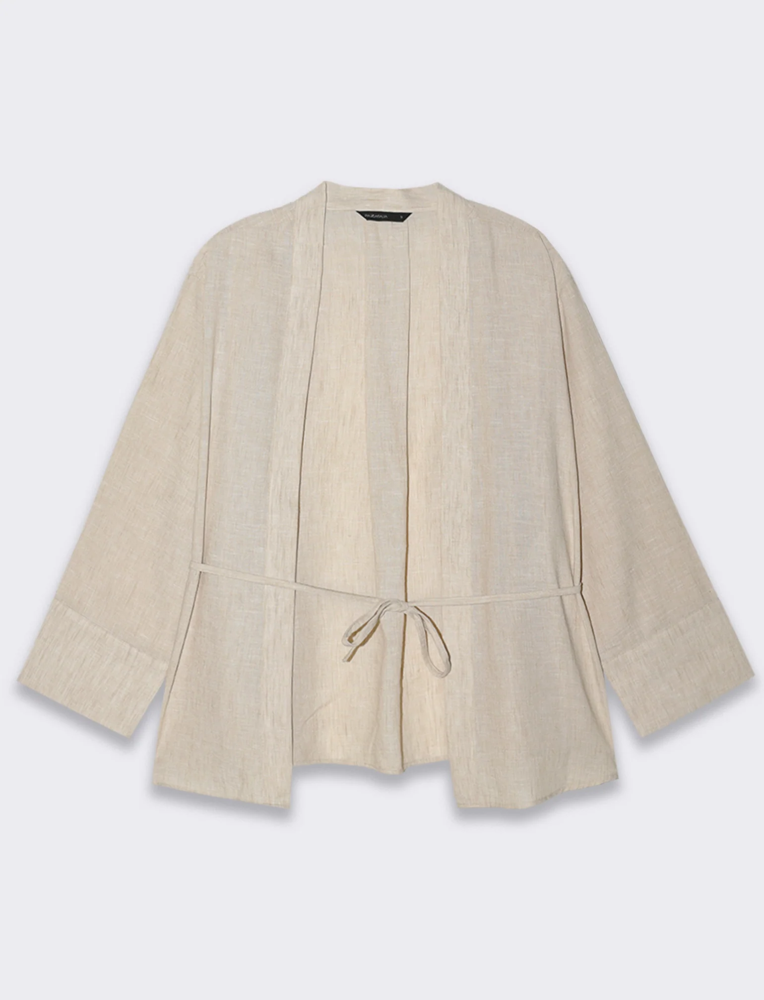 CAMICIA KIMONO - Beige corda - Image 4