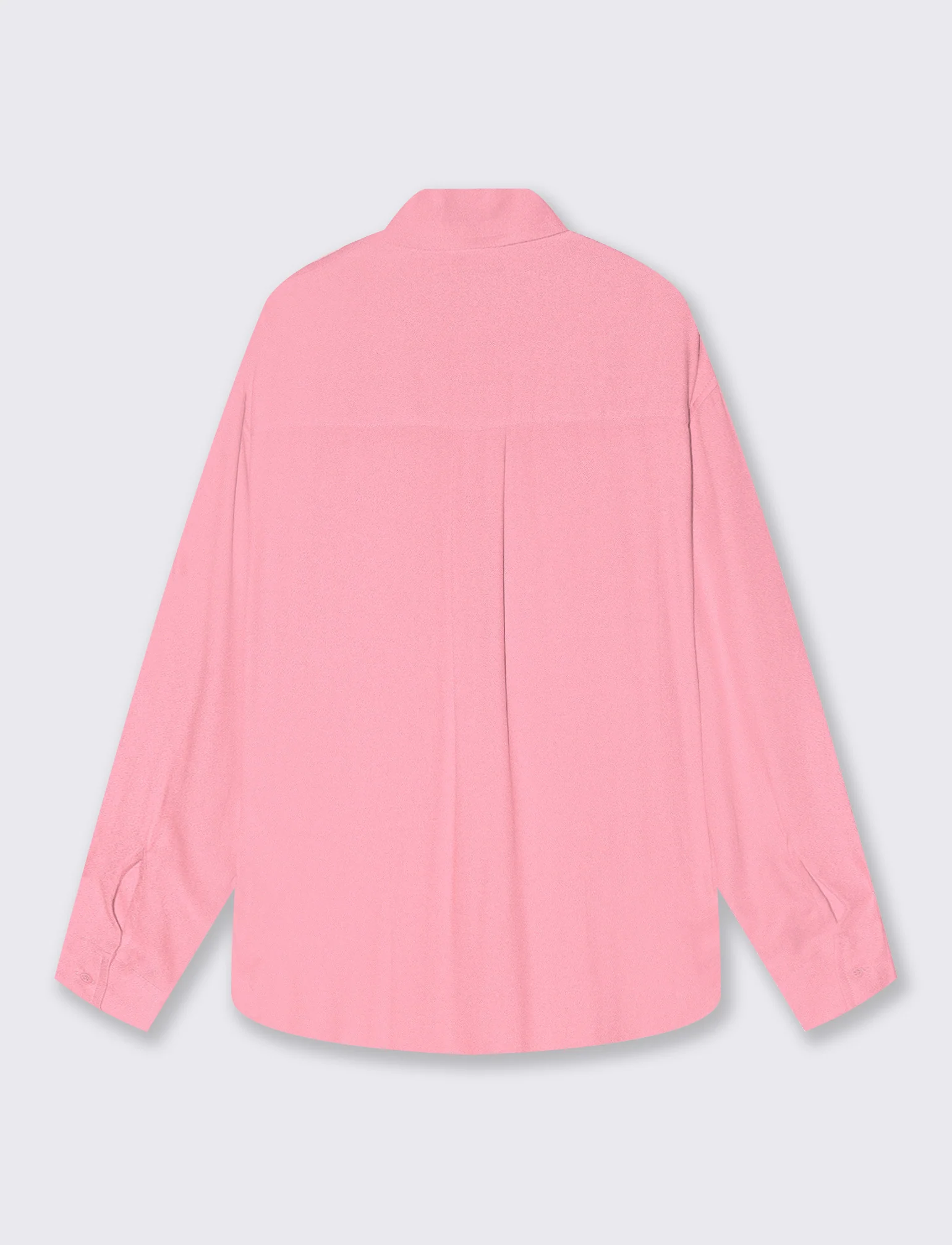 Camicia Lunga con Carre' sul Retro - Rosa big bubble - Image 2