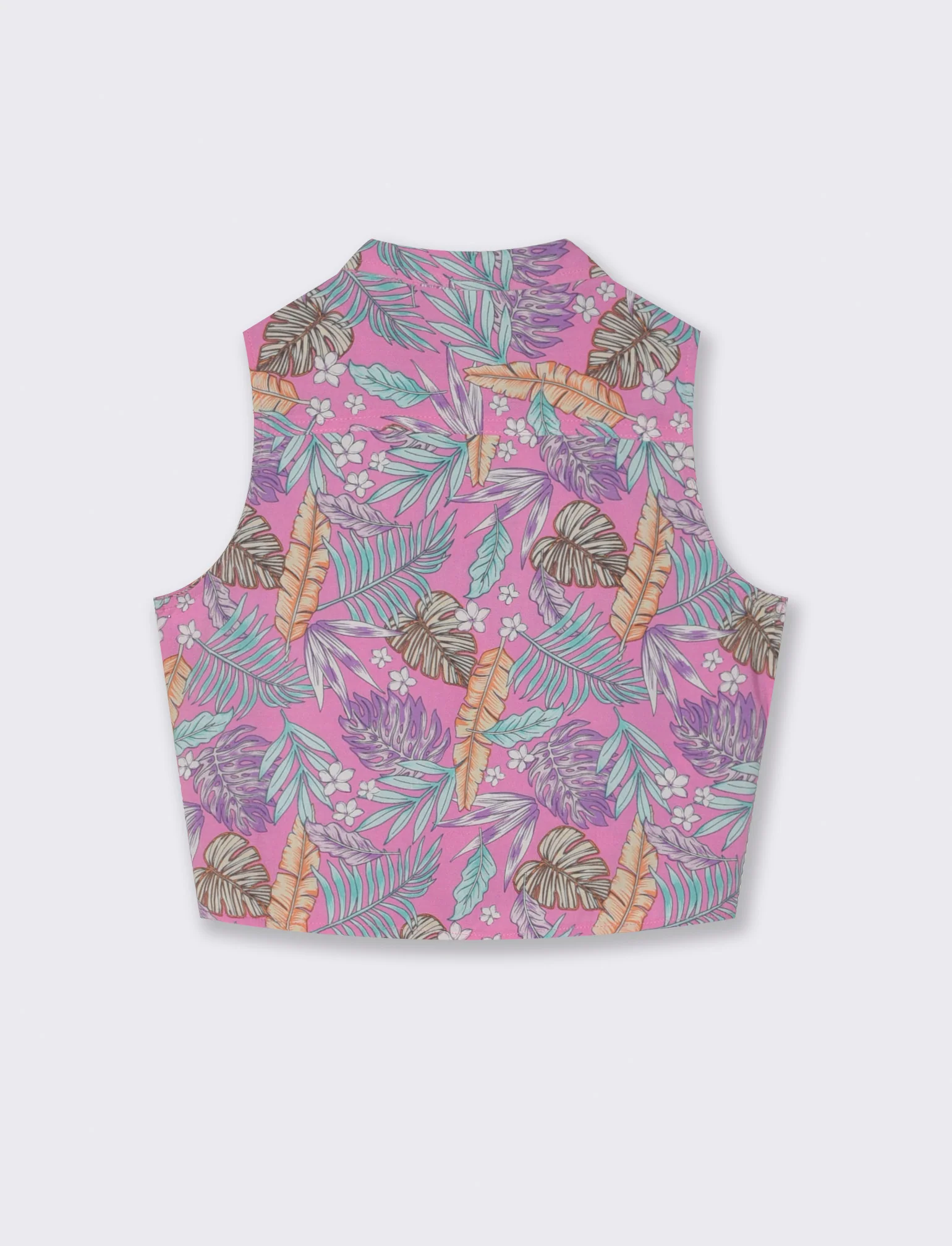 Camicia manica corta con fiocco da bambina - Fantasia - Image 5