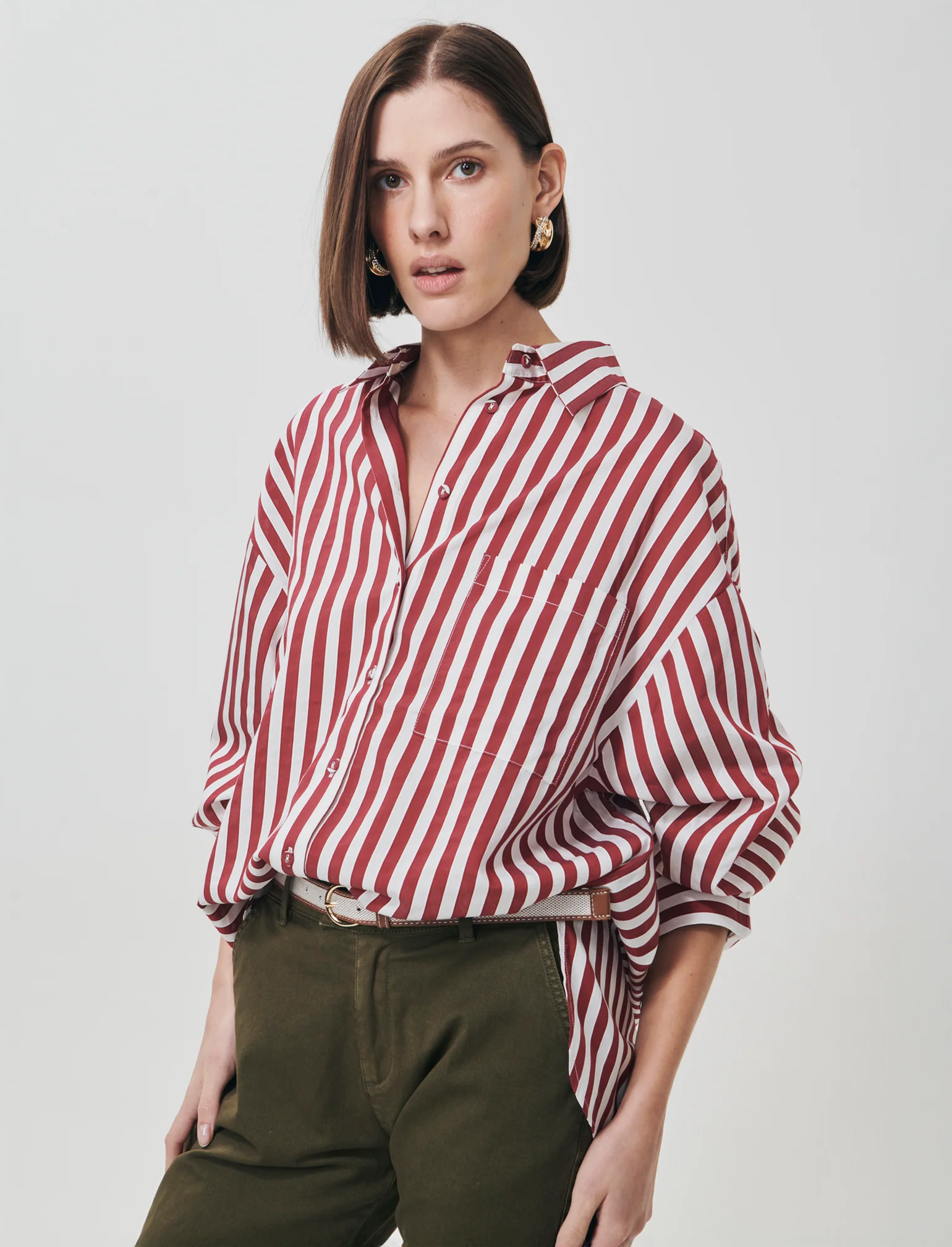 Camicia Manica Lunga a Righe - var 2