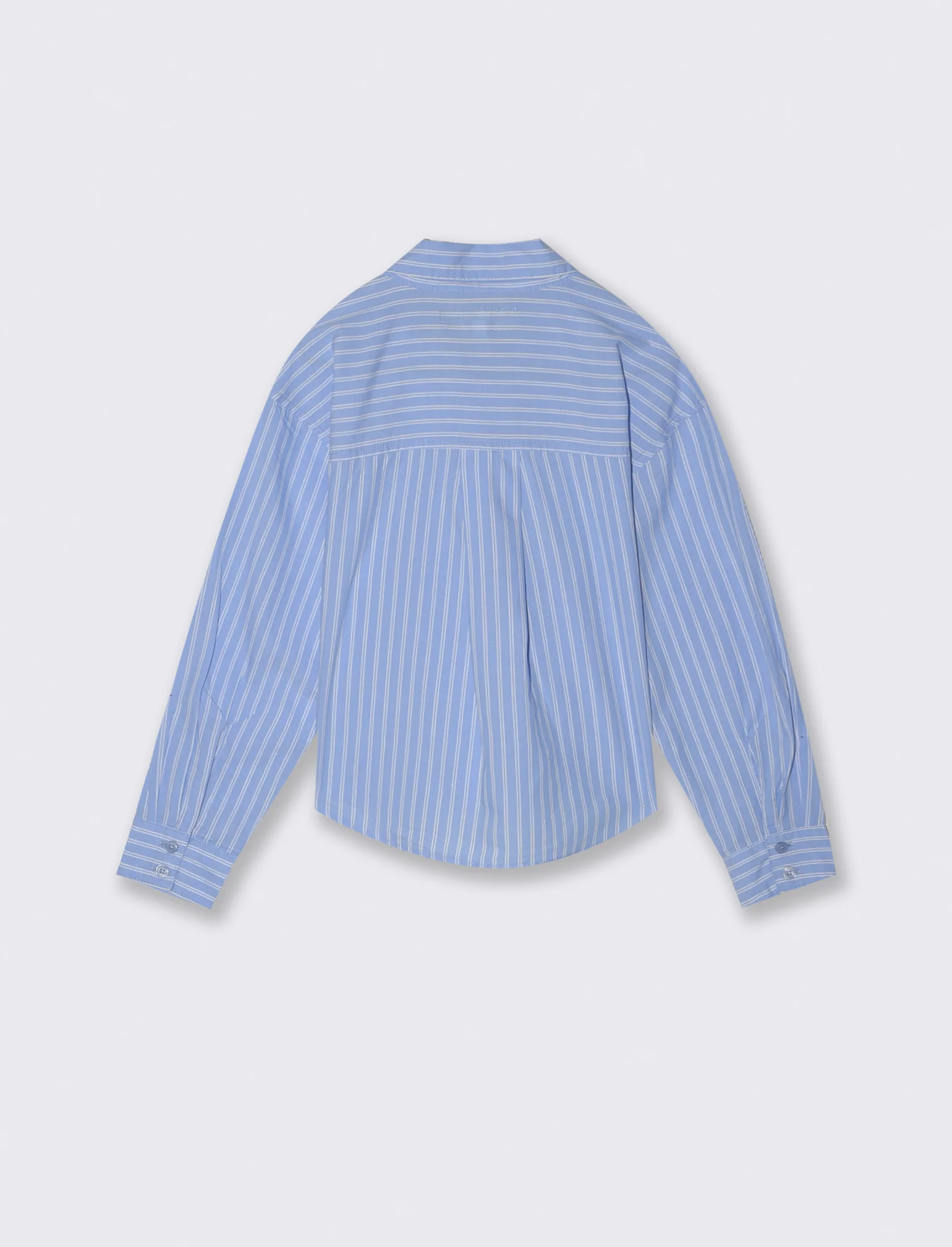 Camicia manica lunga rigata con strass - Righe - Image 2