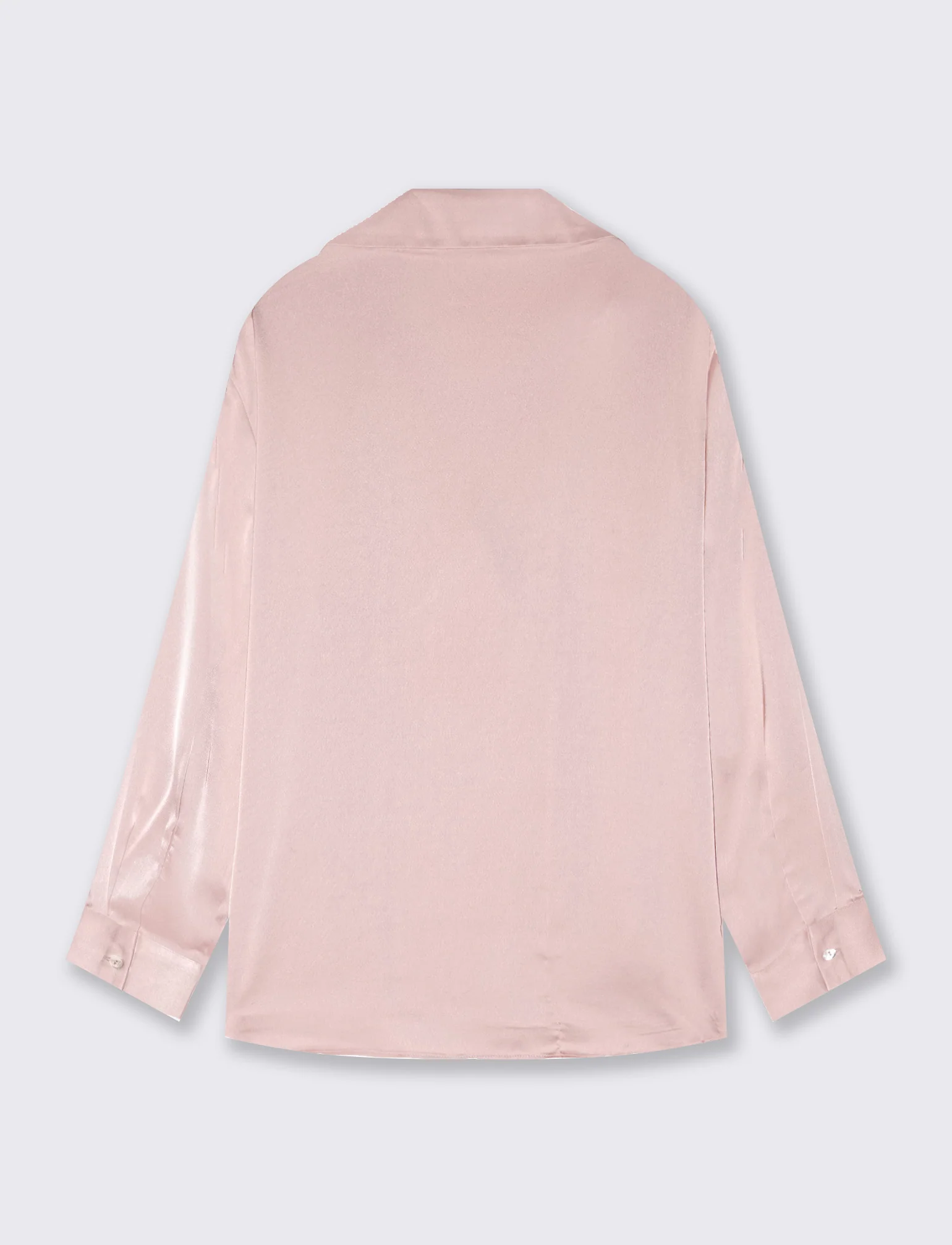 Camicia manica lunga - Rosa polvere - Image 2