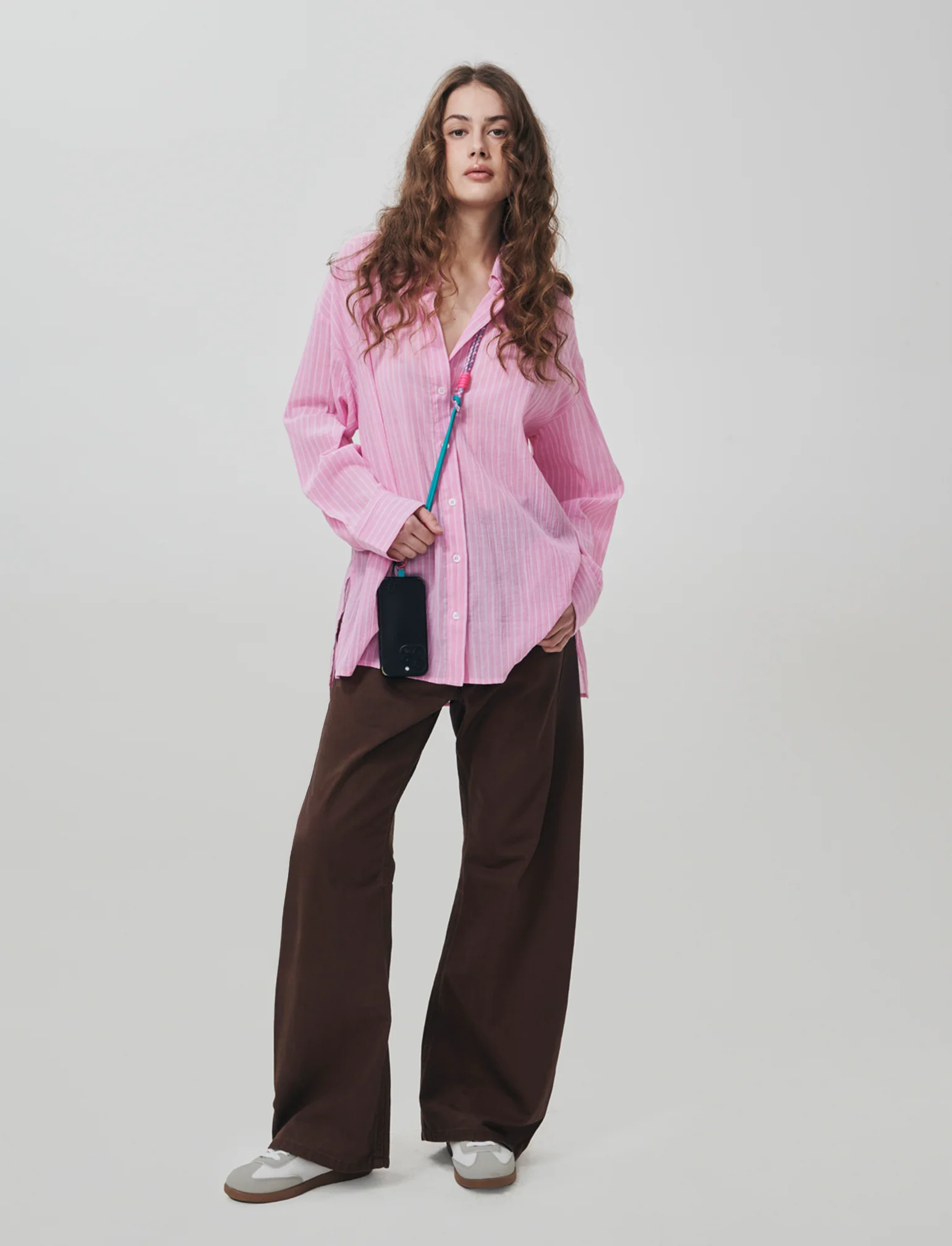 Camicia Manica Lunga Scollo a V Relaxed - var 1 - Image 3