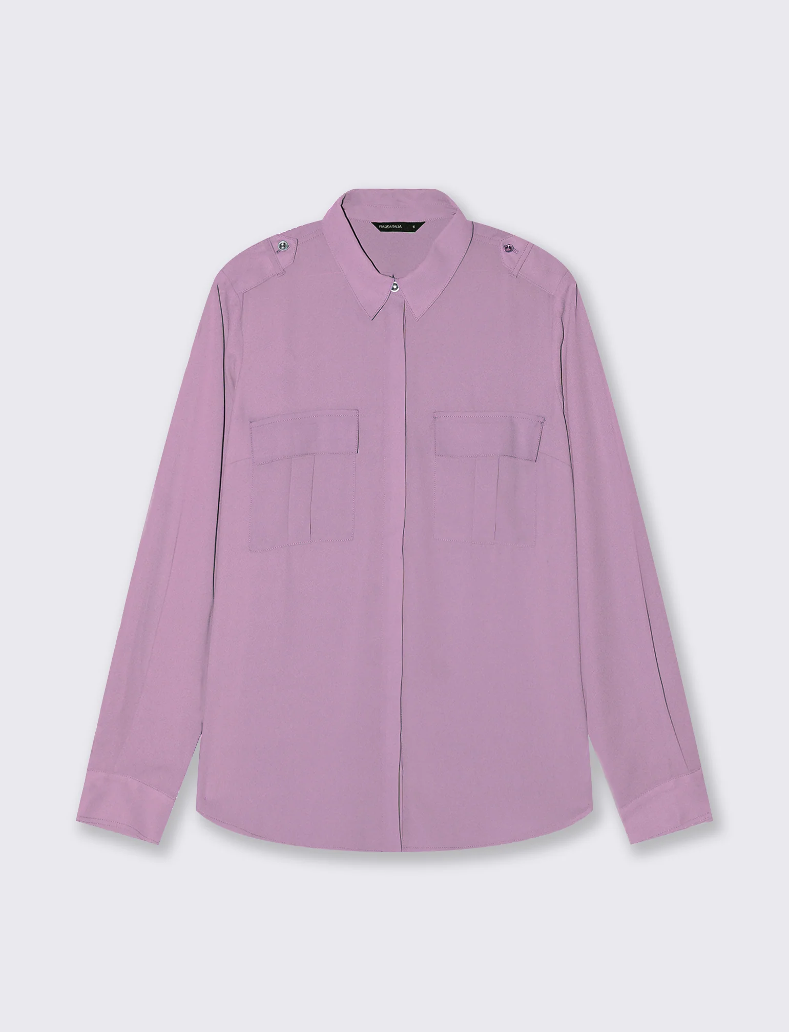 CAMICIA MANICA LUNGA - Viola malva
