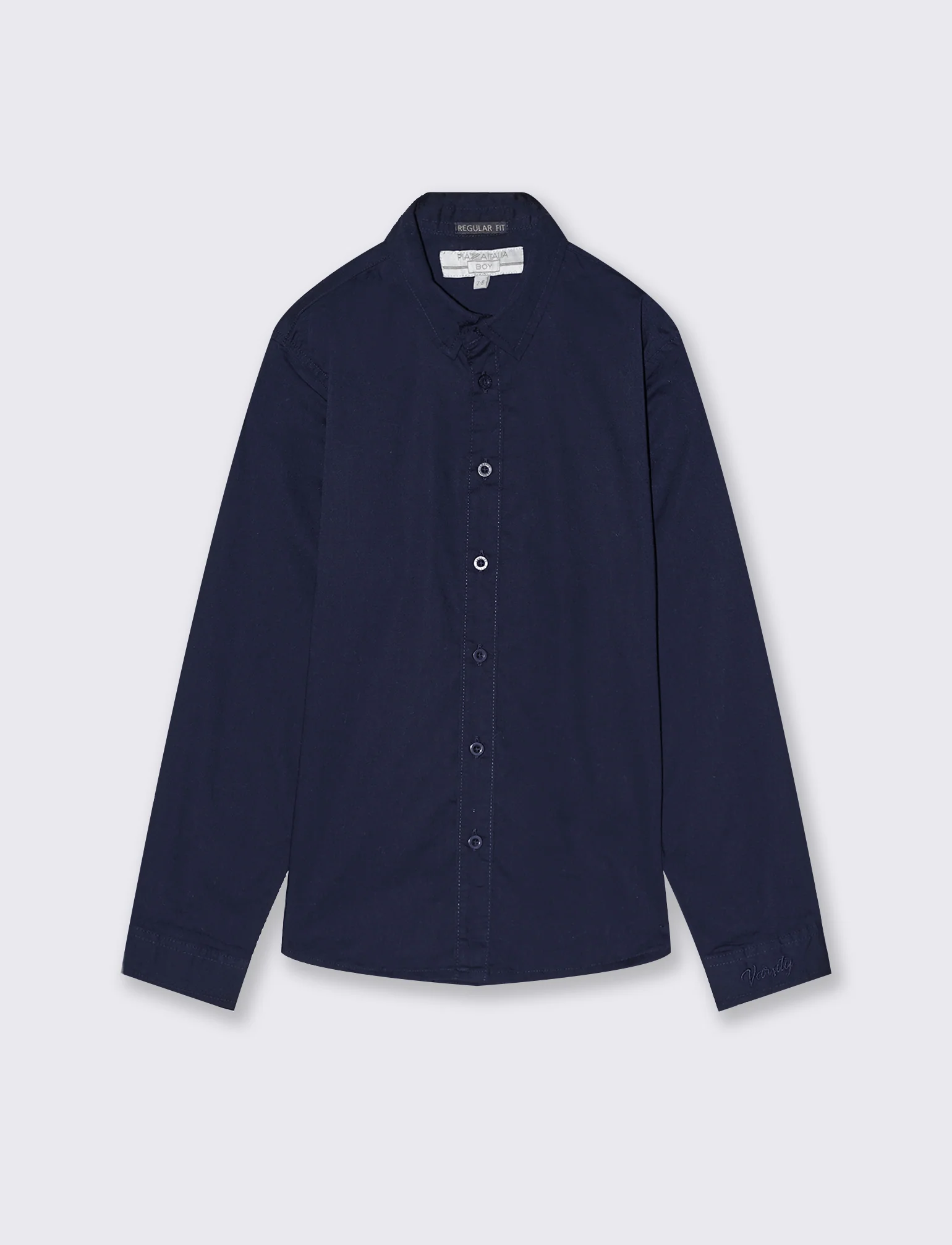 Camicia maniche lunghe - Blu - Image 3