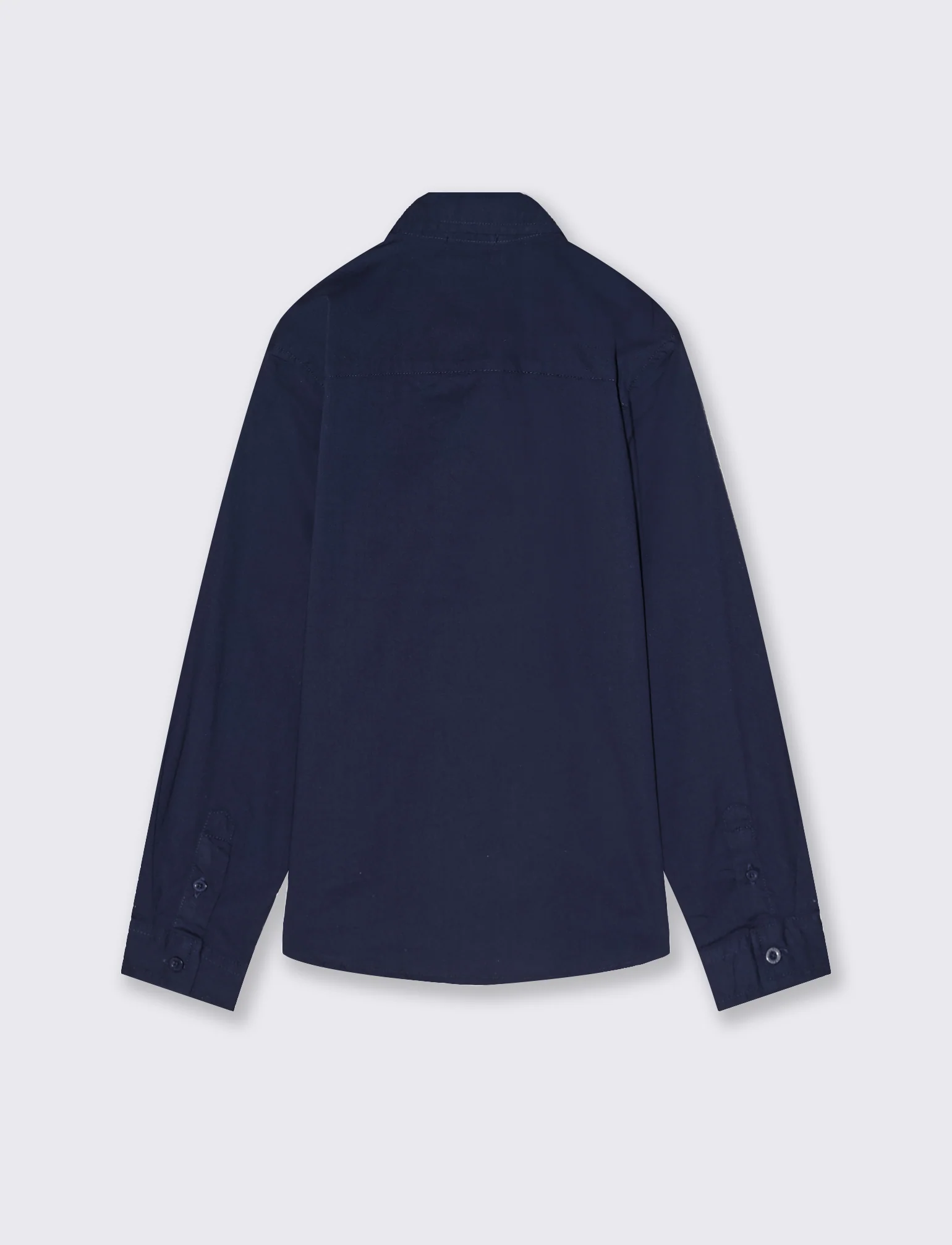 Camicia maniche lunghe - Blu - Image 4