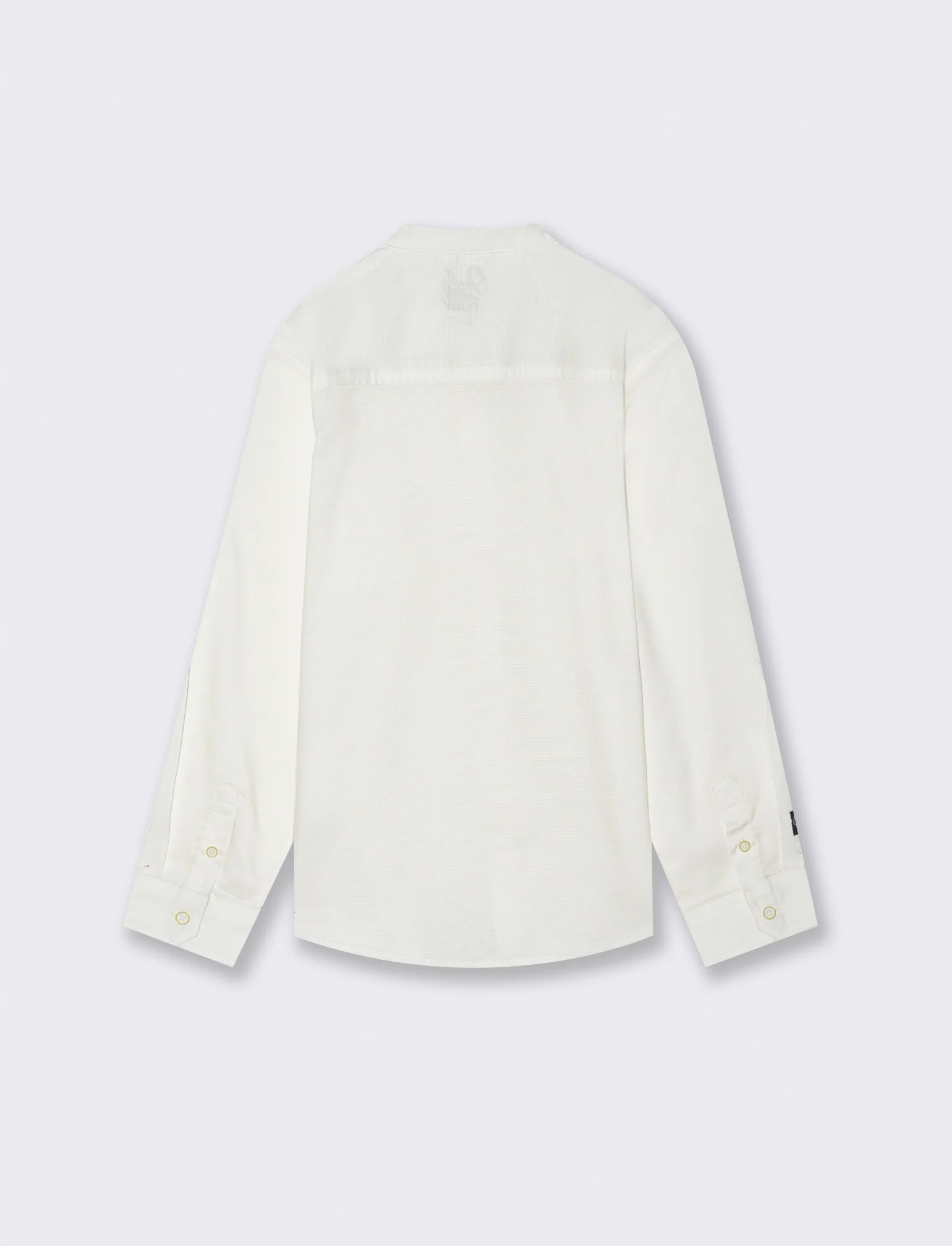 Camicia maniche lunghe da bambino - Bianco latte - Image 4