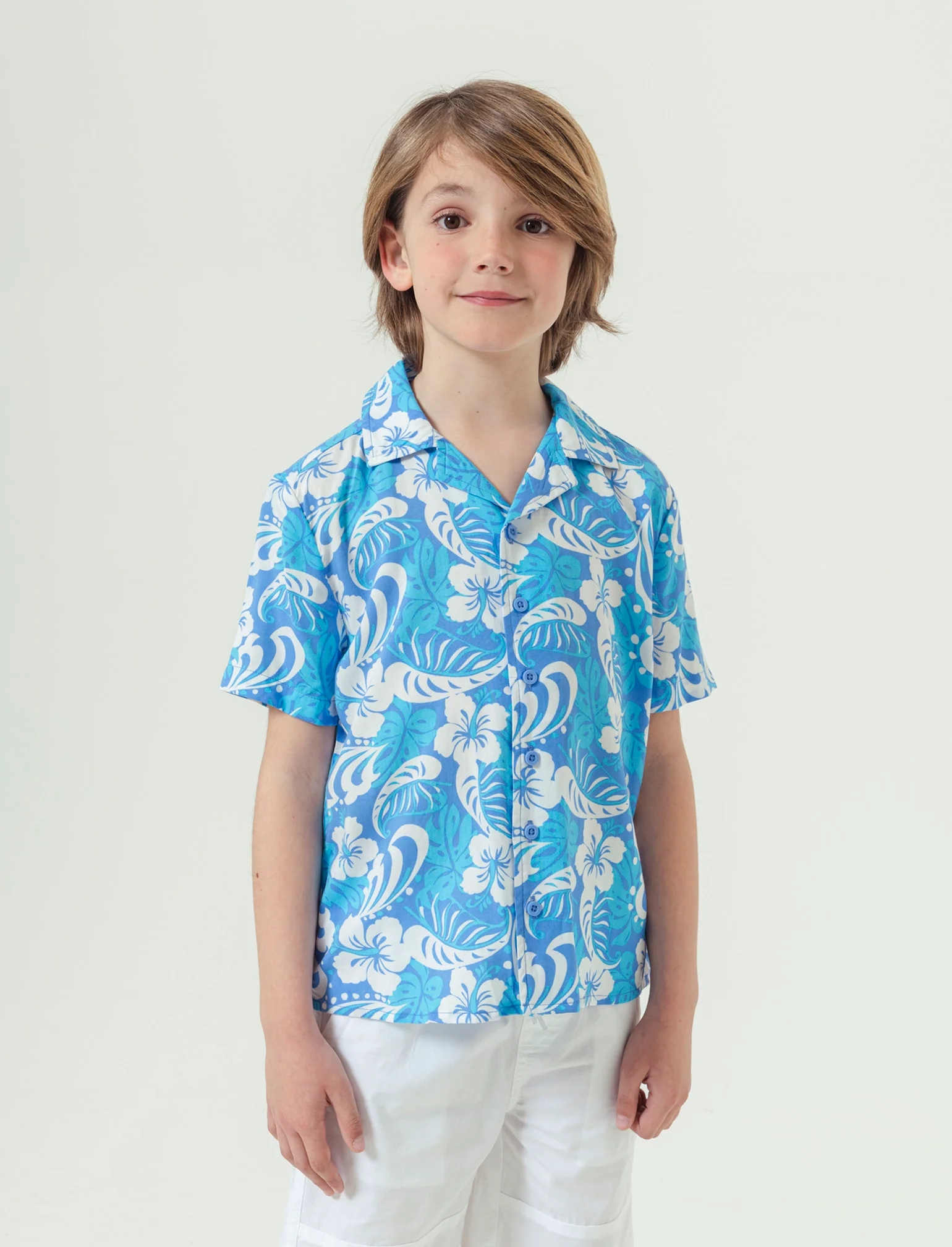 Camicia mare da bambino - Turchese