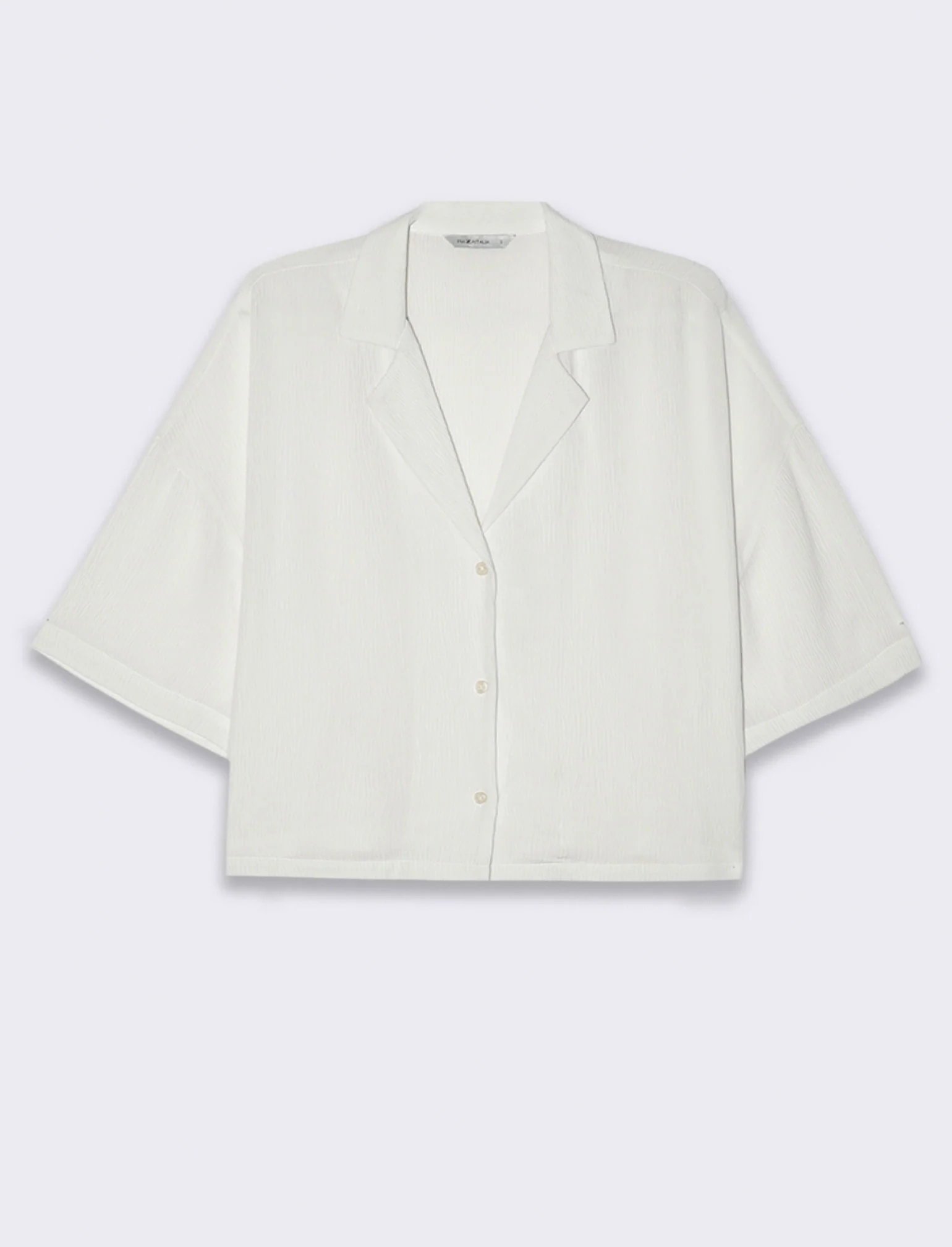 Camicia mezza manica da donna - Bianco - Image 4