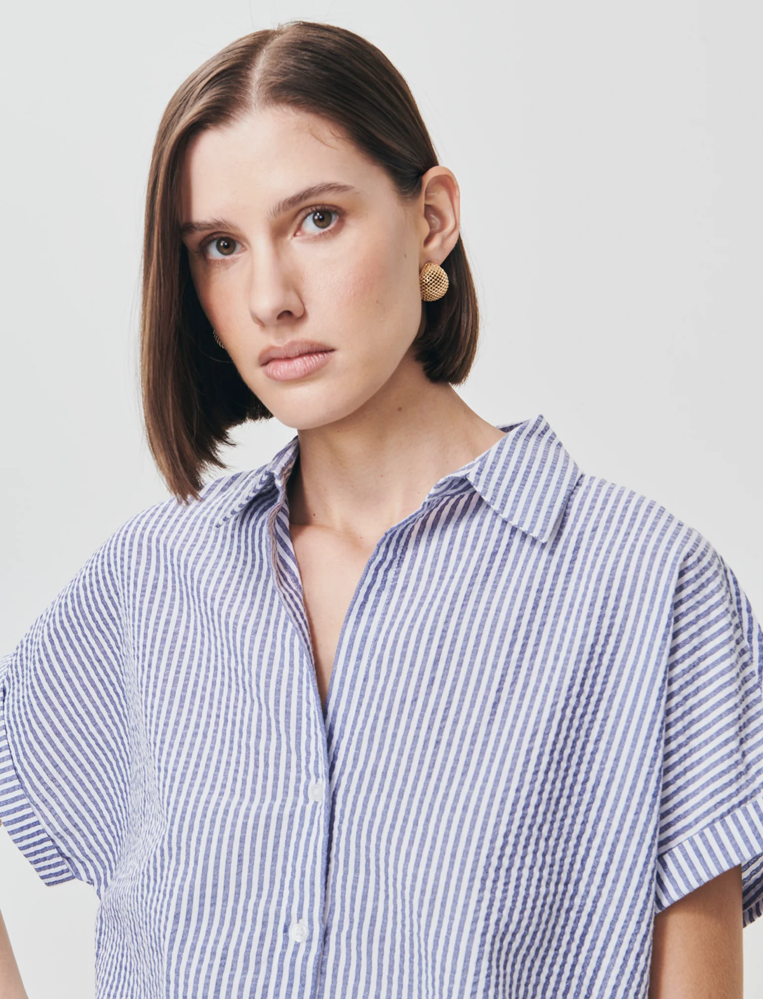Camicia Mezza Manica Scollo a V - var 1 - Image 2
