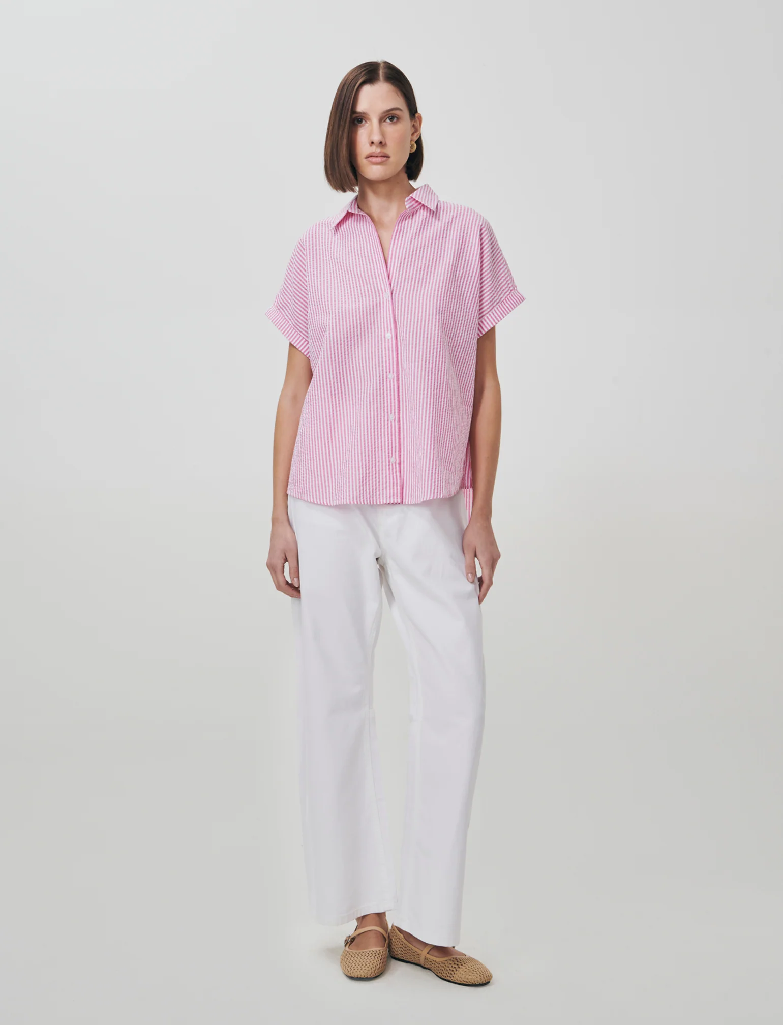 Camicia Mezza Manica Scollo a V - var 2 - Image 3