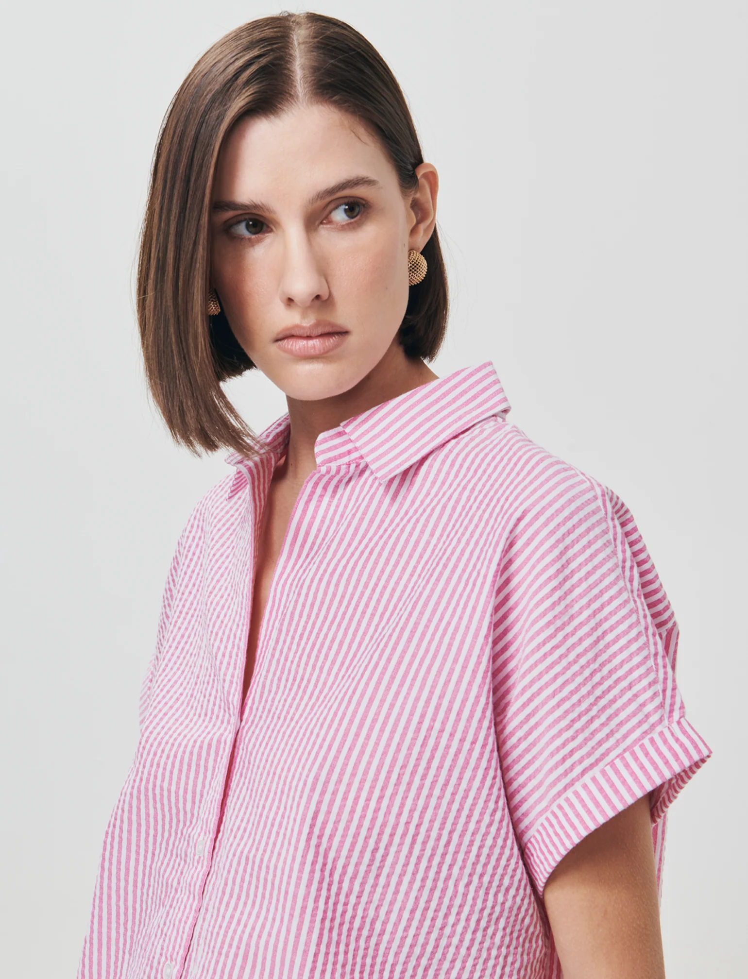 Camicia Mezza Manica Scollo a V - var 2 - Image 4