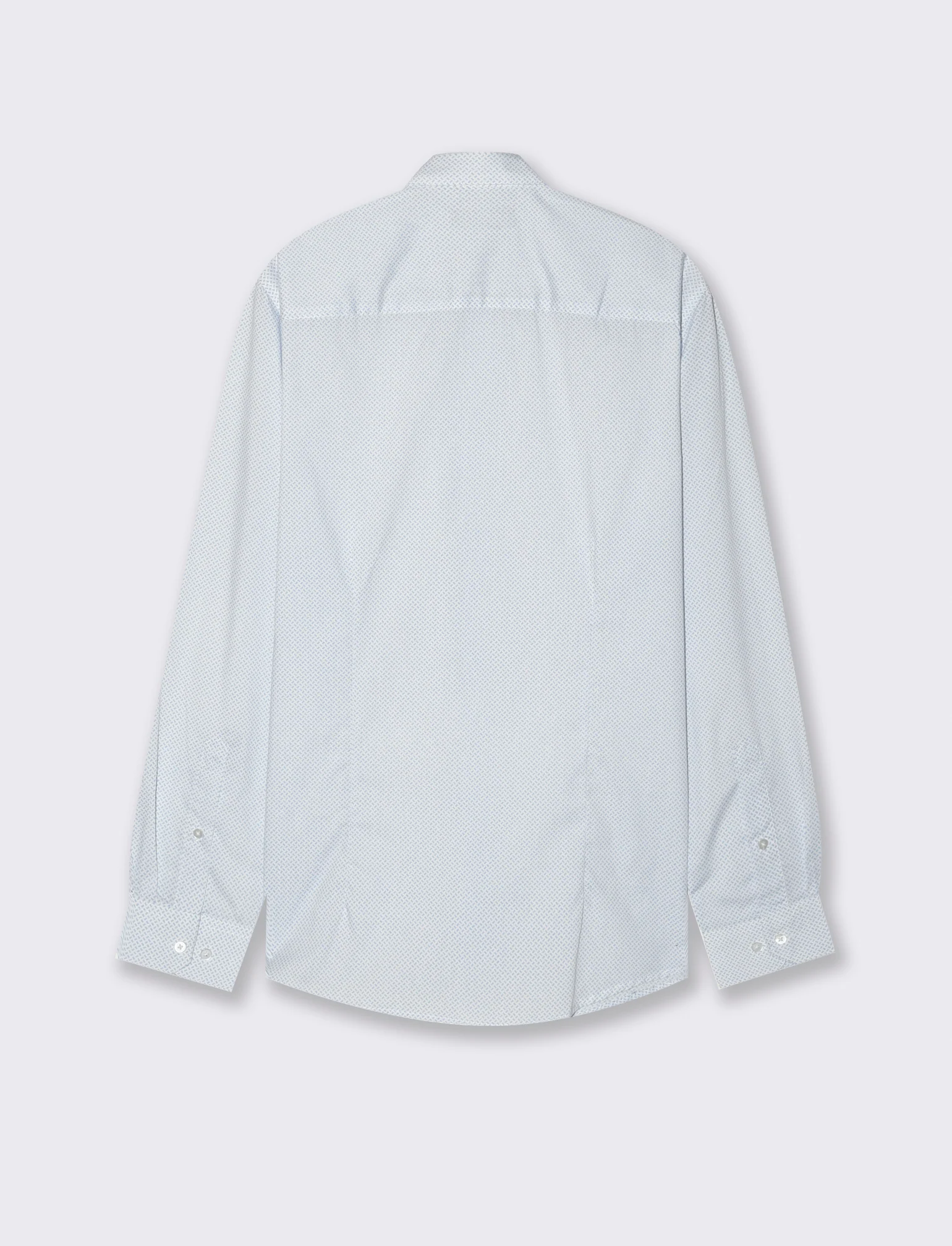 CAMICIA MICRO FANTASIA REGULAR FIT - Azzurro - Image 2