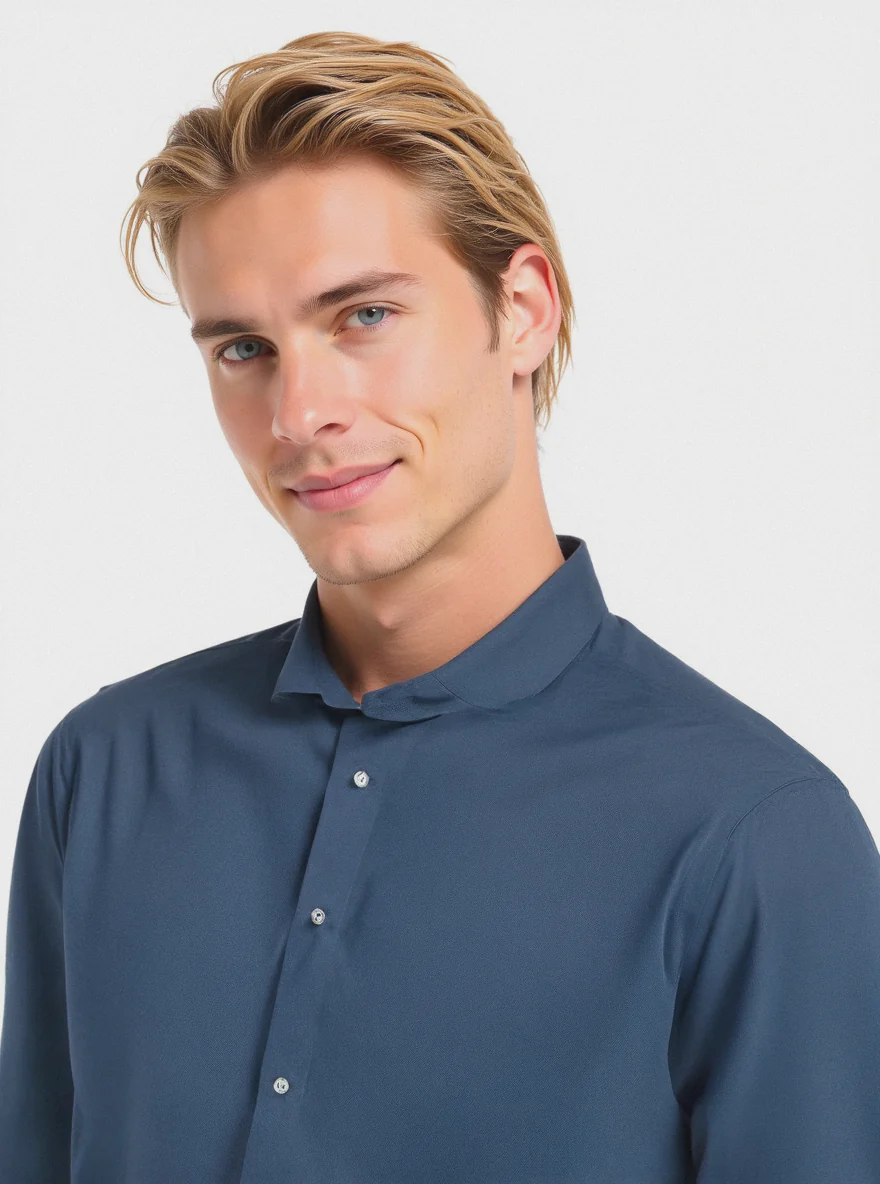 CAMICIA MICRO FANTASIA REGULAR FIT - CARTA DA ZUCCHERO
