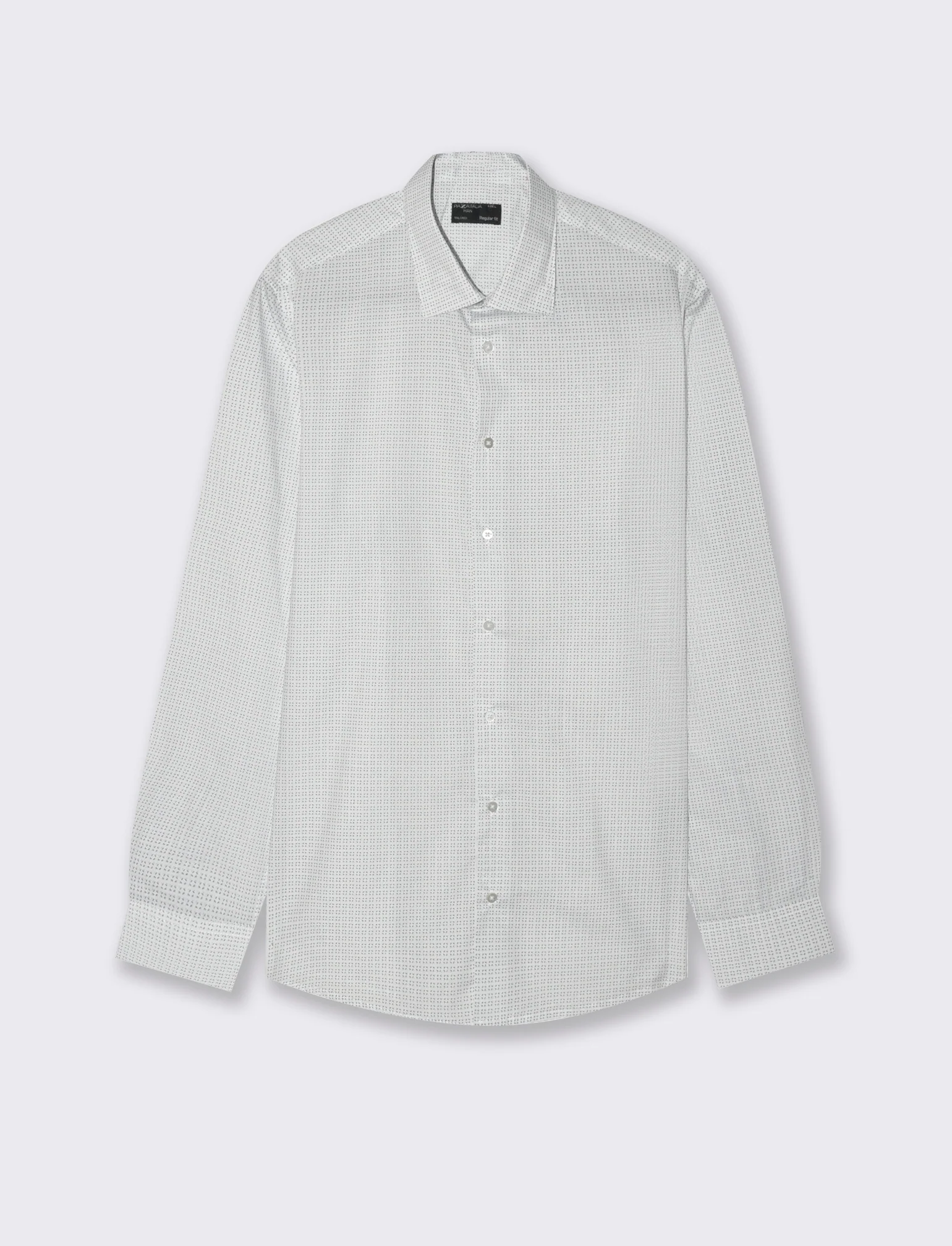 CAMICIA MICRO FANTASIA REGULAR FIT - Celeste - Image 2
