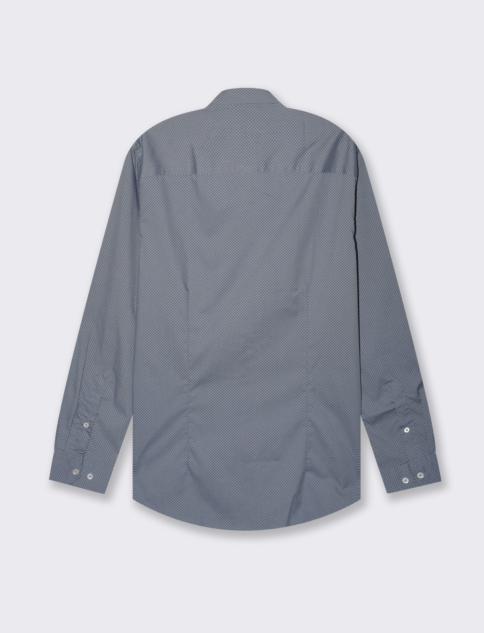 Camicia micro fantasia regular fit da uomo - CARTA DA ZUCCHERO - Image 2
