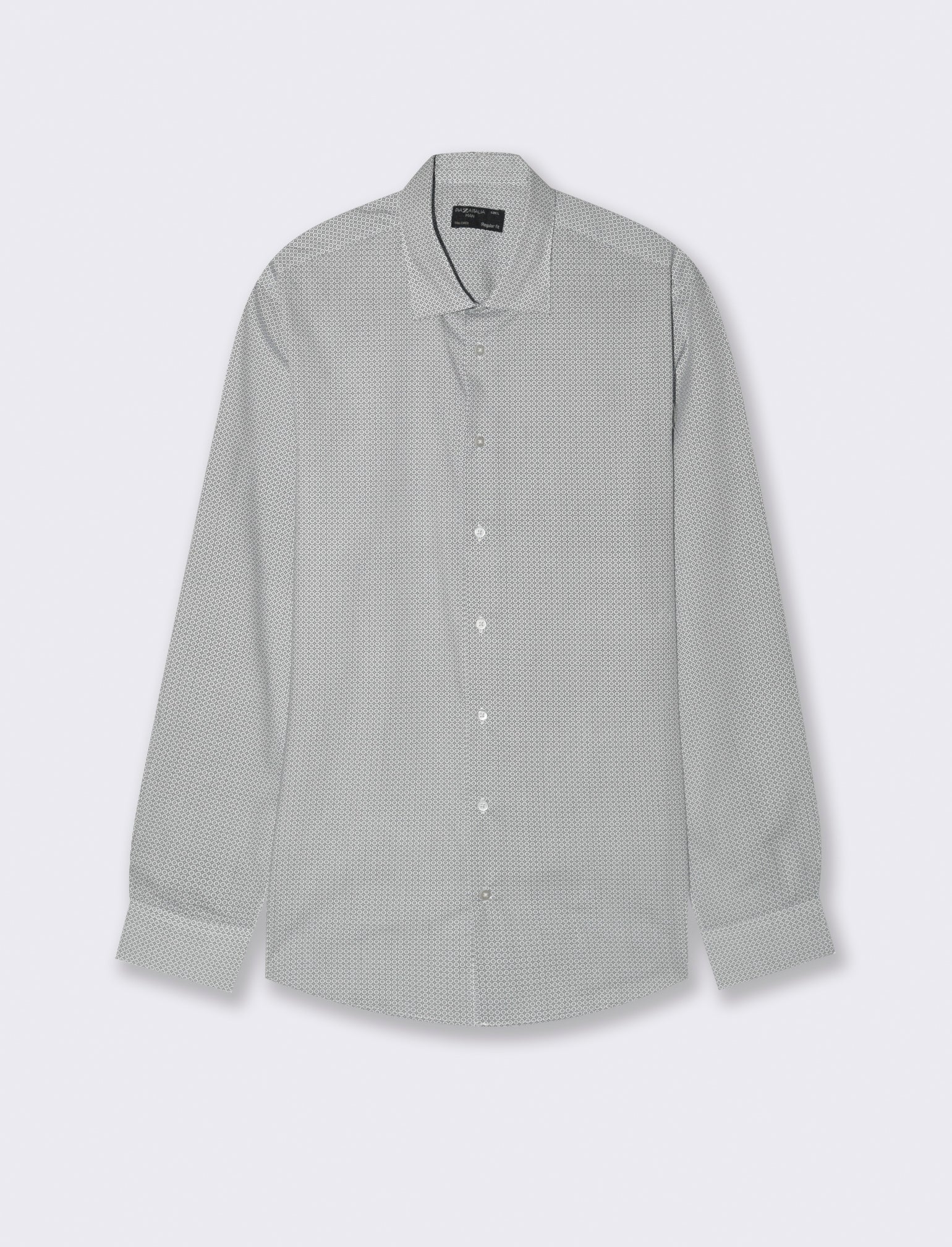 CAMICIA MICRO FANTASIA REGULAR FIT - Grigio ghiaccio - Image 2