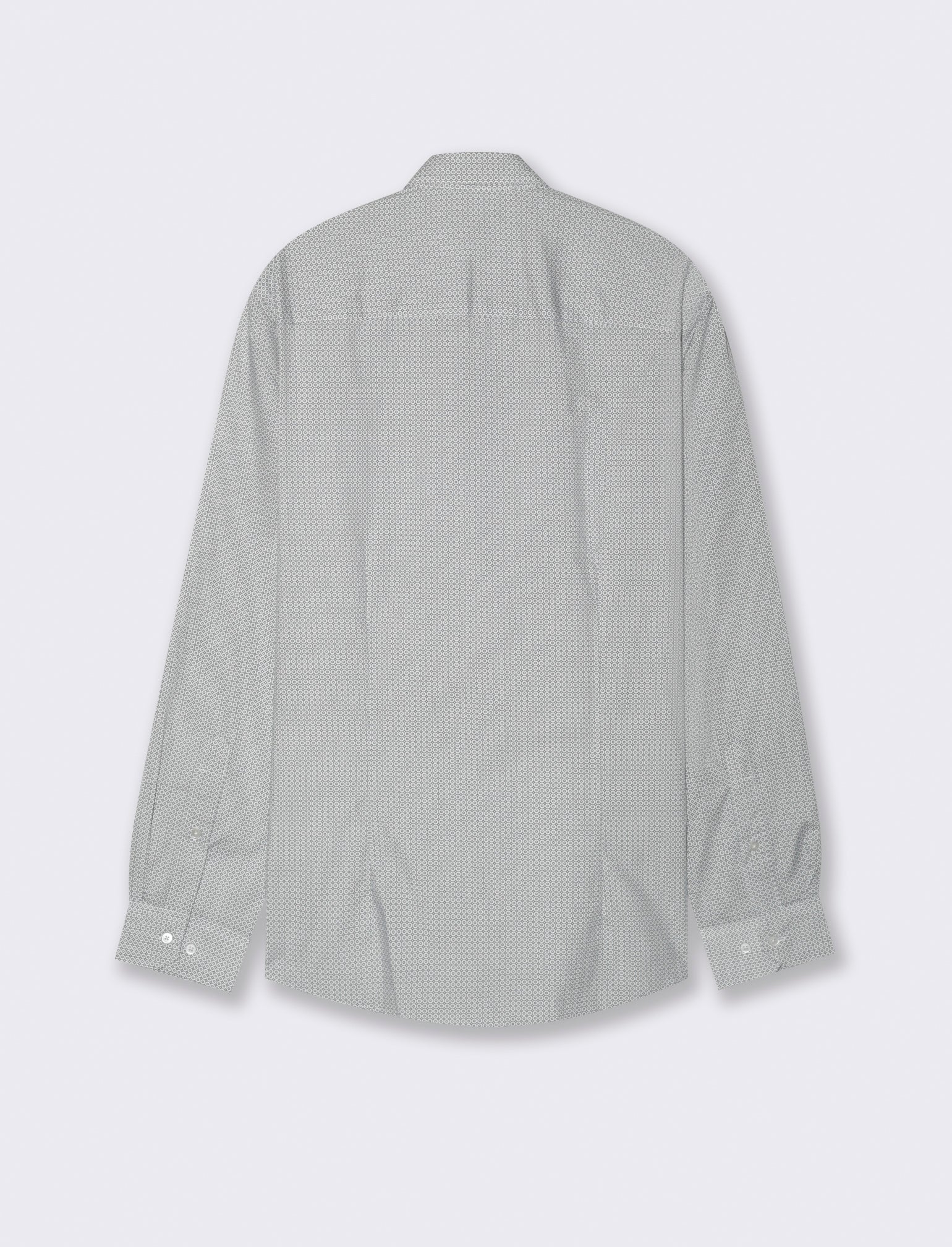 CAMICIA MICRO FANTASIA REGULAR FIT - Grigio ghiaccio - Image 3
