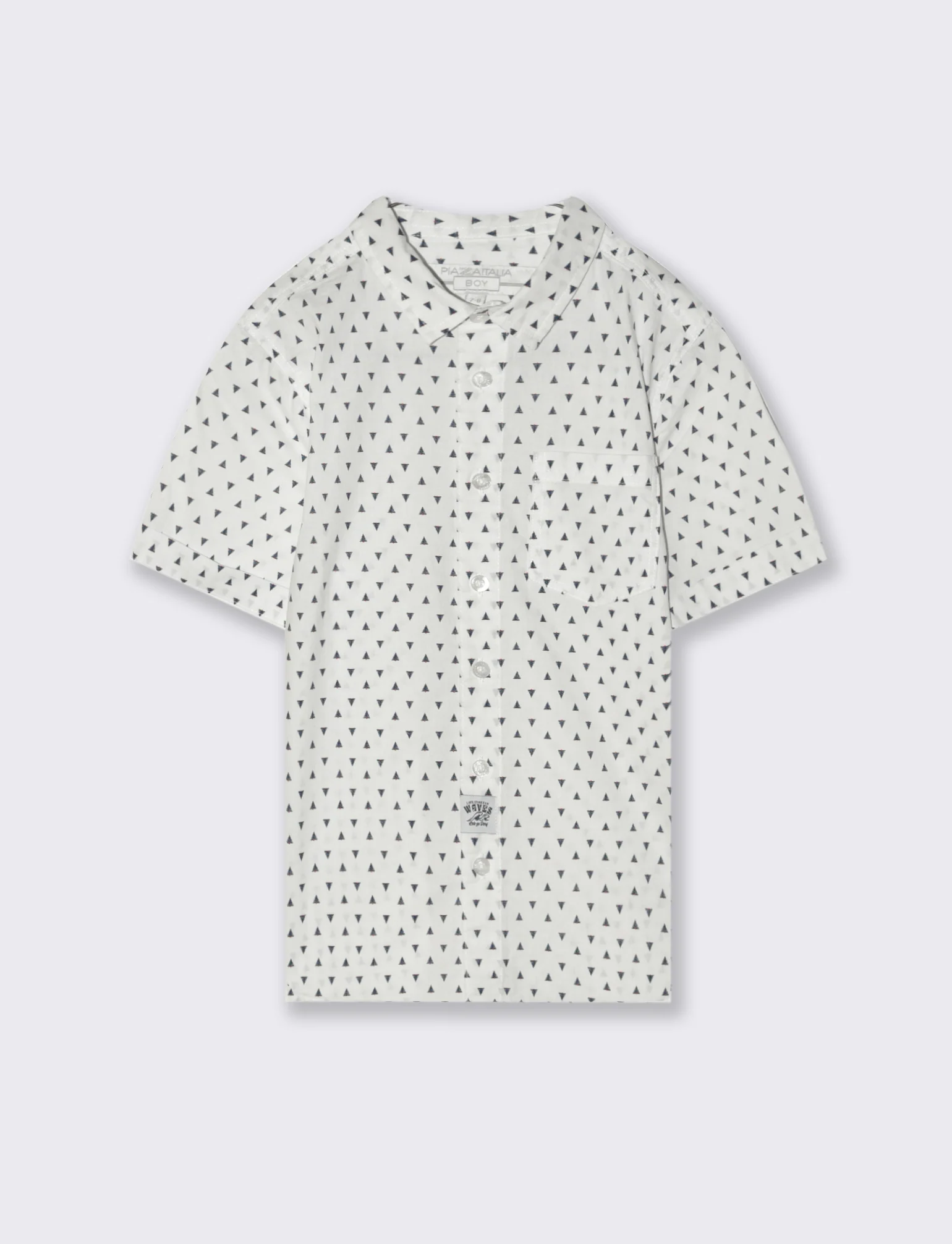 Camicia micro stampa da bambino - Bianco - Image 3