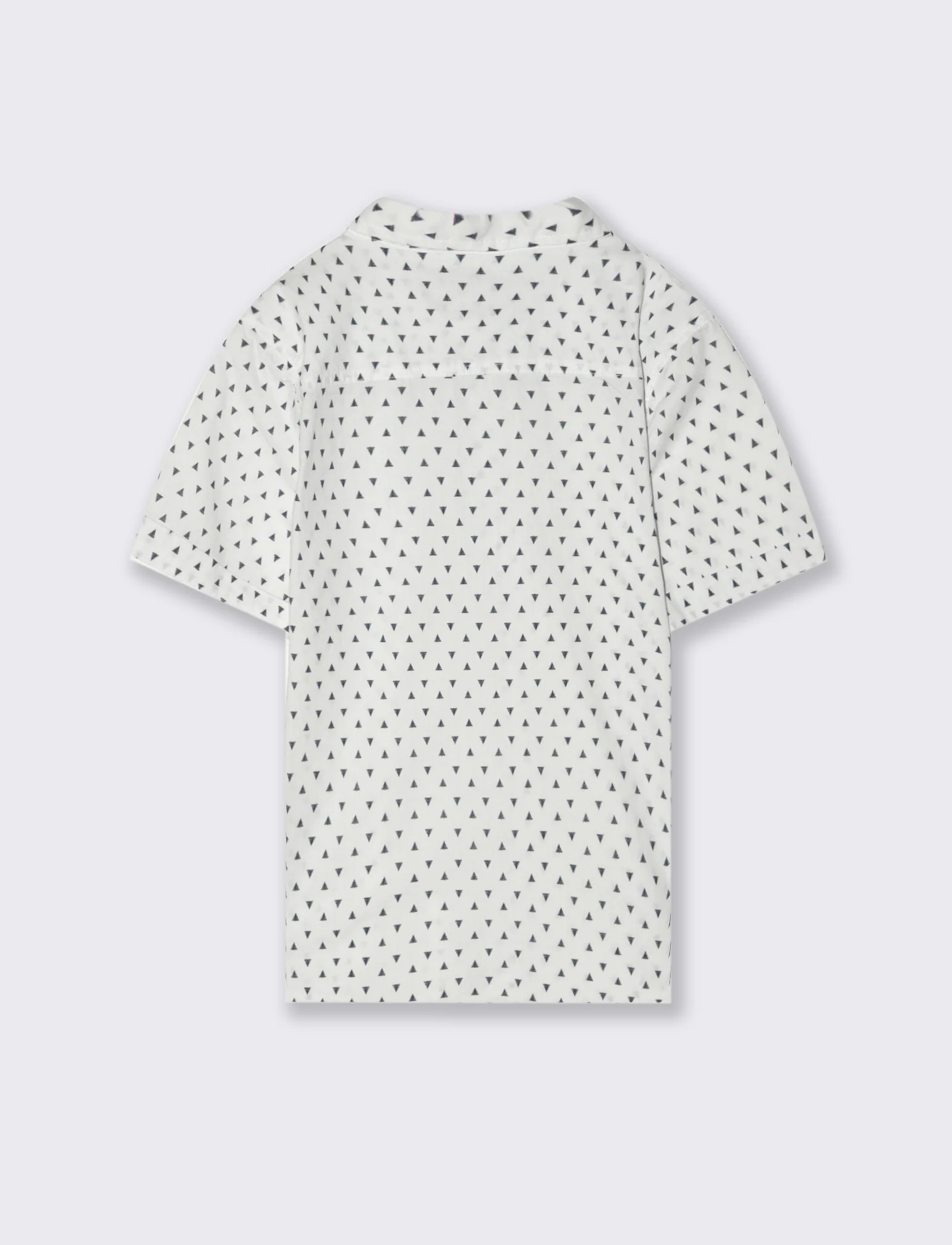 Camicia micro stampa da bambino - Bianco - Image 4
