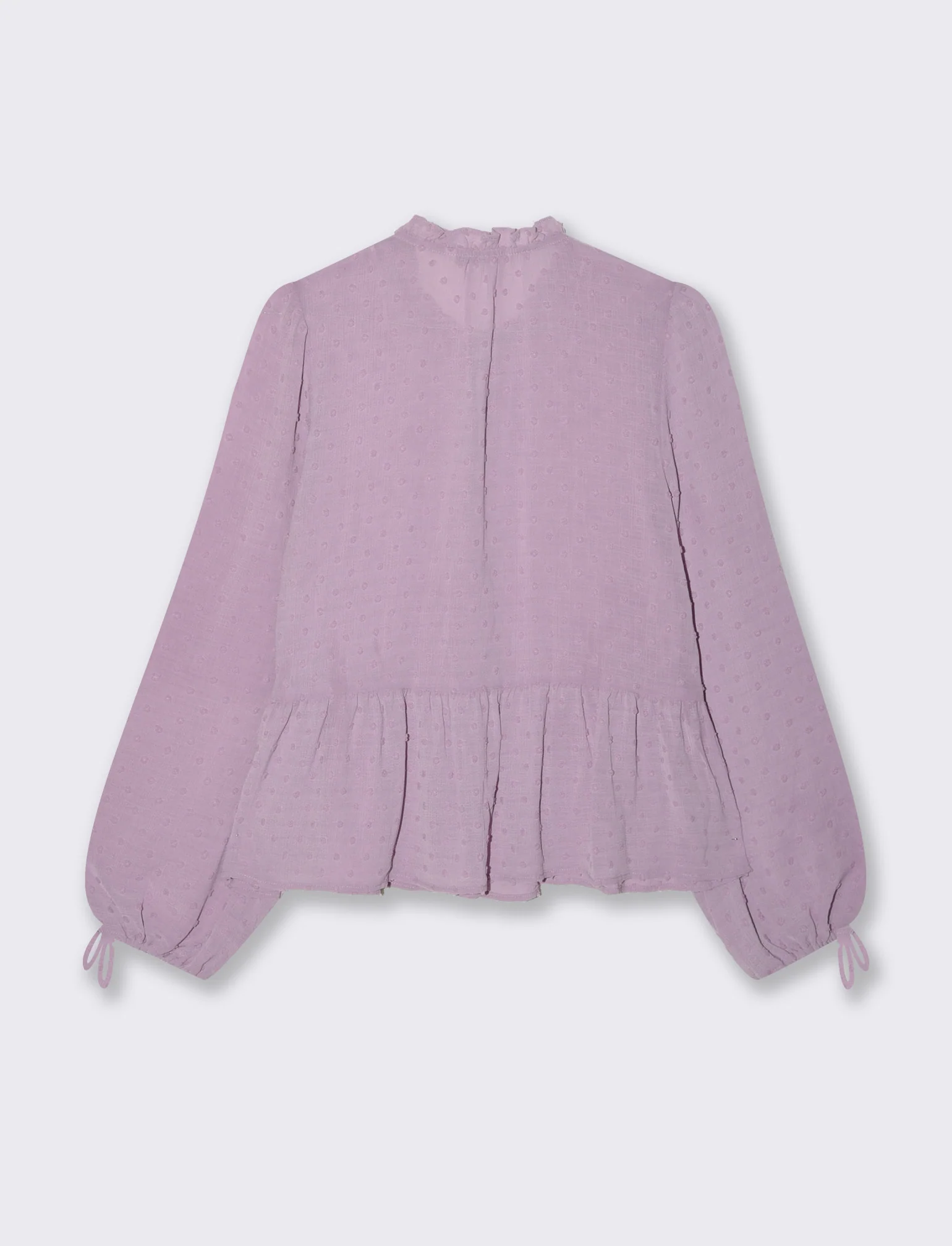 Camicia modello blusa da donna - Lilla - Image 2