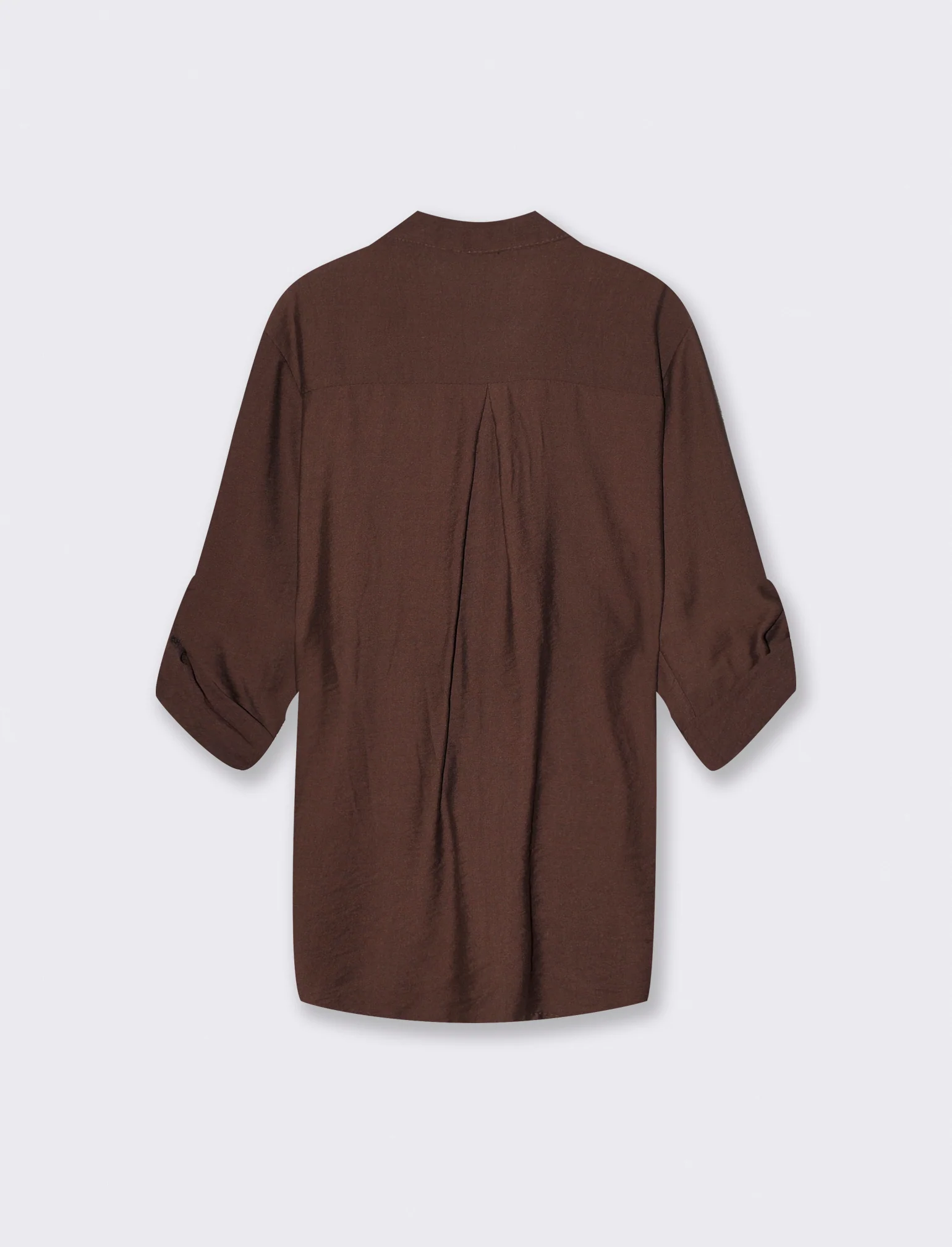 Camicia morbida a tre quarti - Moro - Image 2
