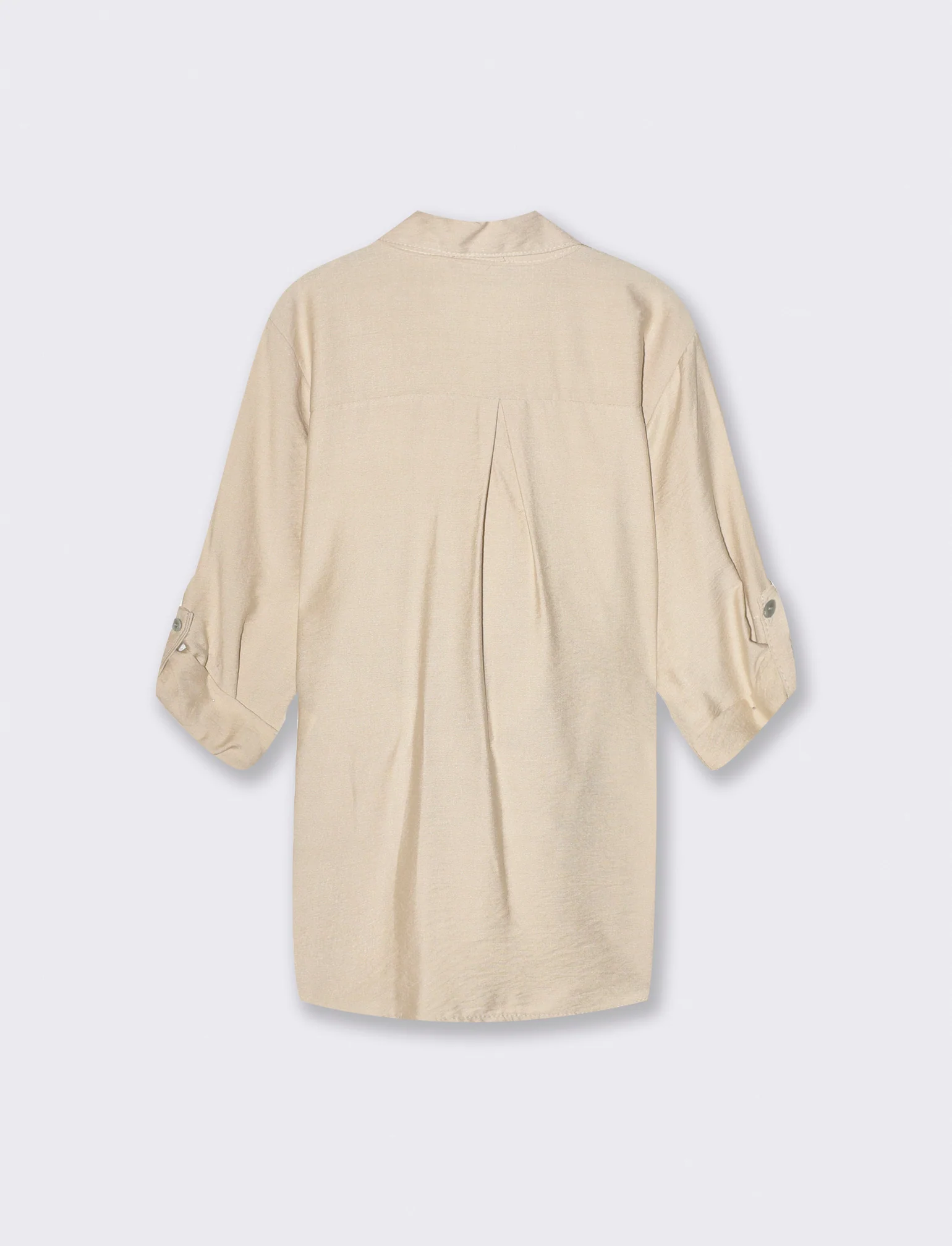 Camicia morbida a tre quarti - Sabbia - Image 2