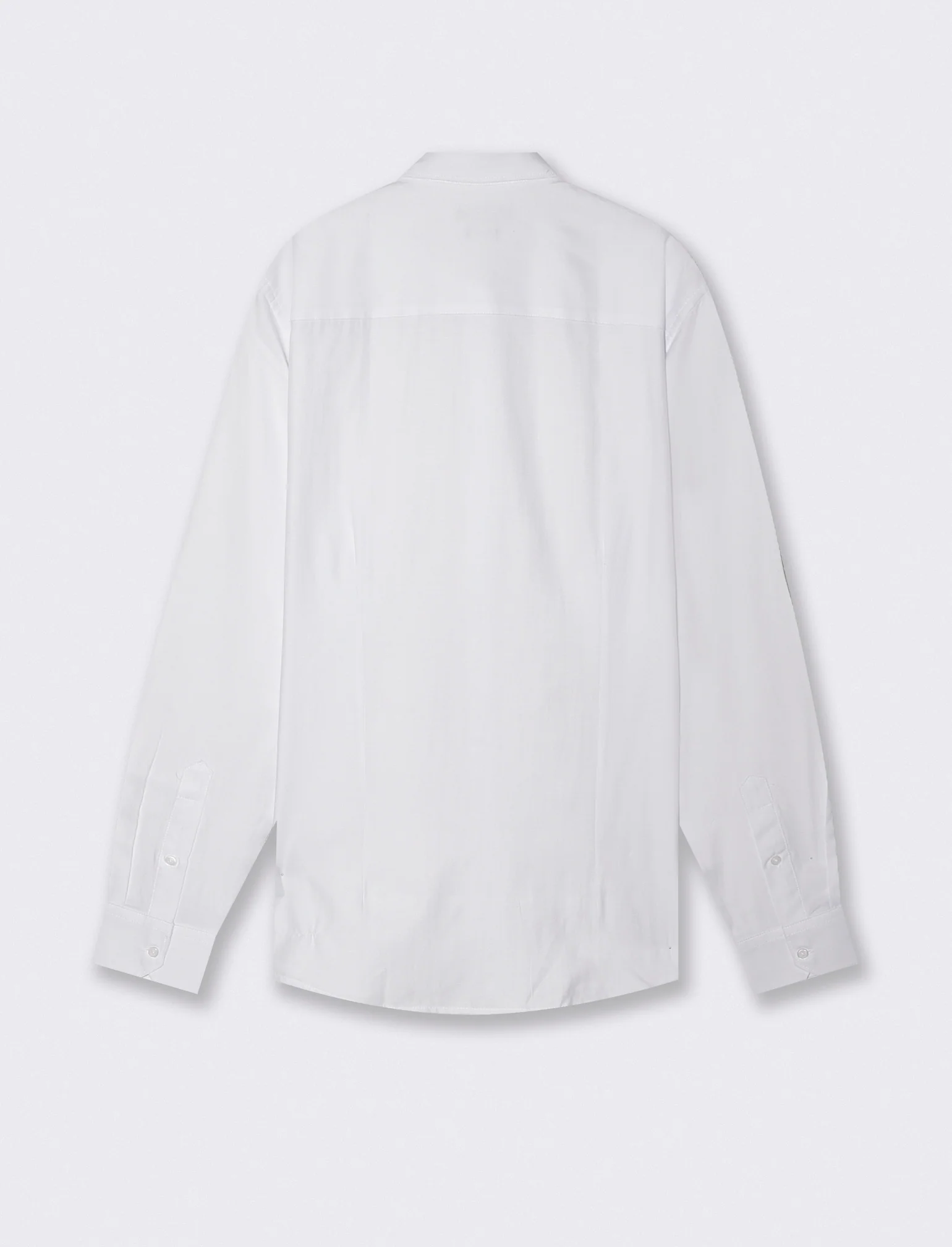 Camicia Oxford Regular Fit con Colletto Francese - Bianco - Image 2