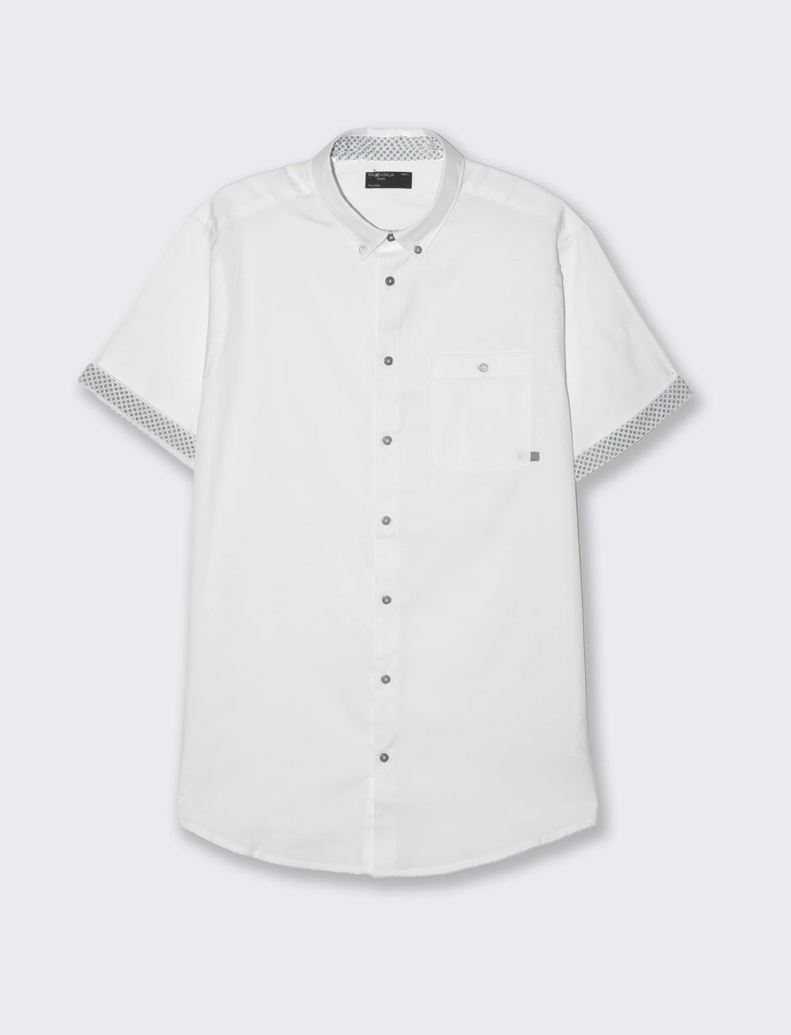 Camicia oxford regular fit da uomo - Bianco - Image 2