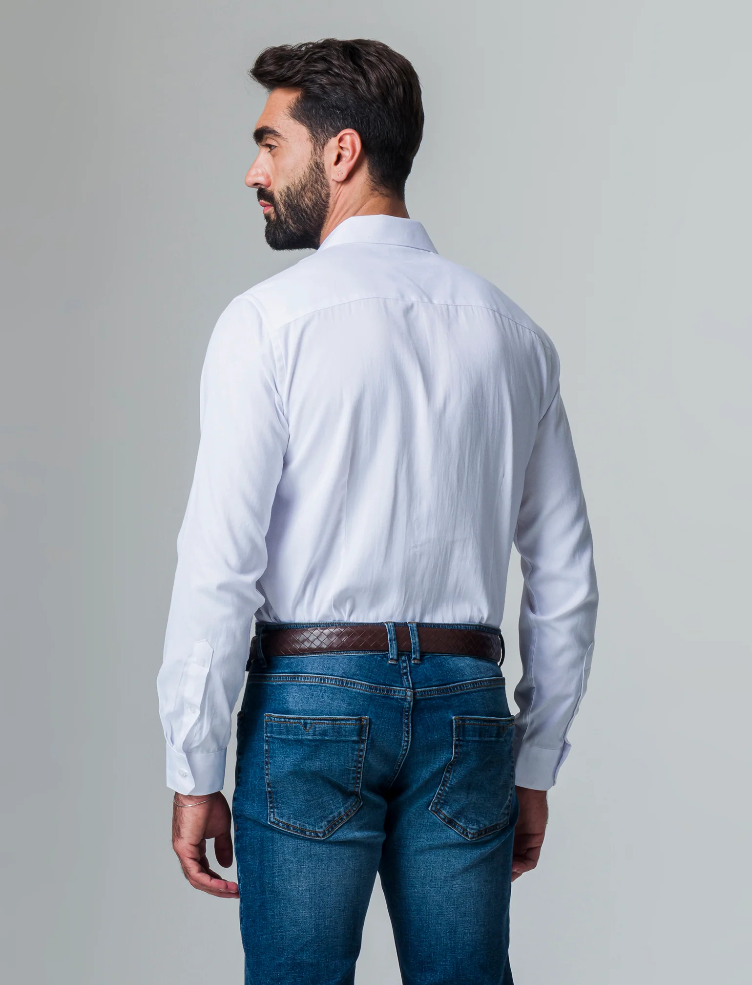 Camicia oxford regular fit da uomo - Bianco