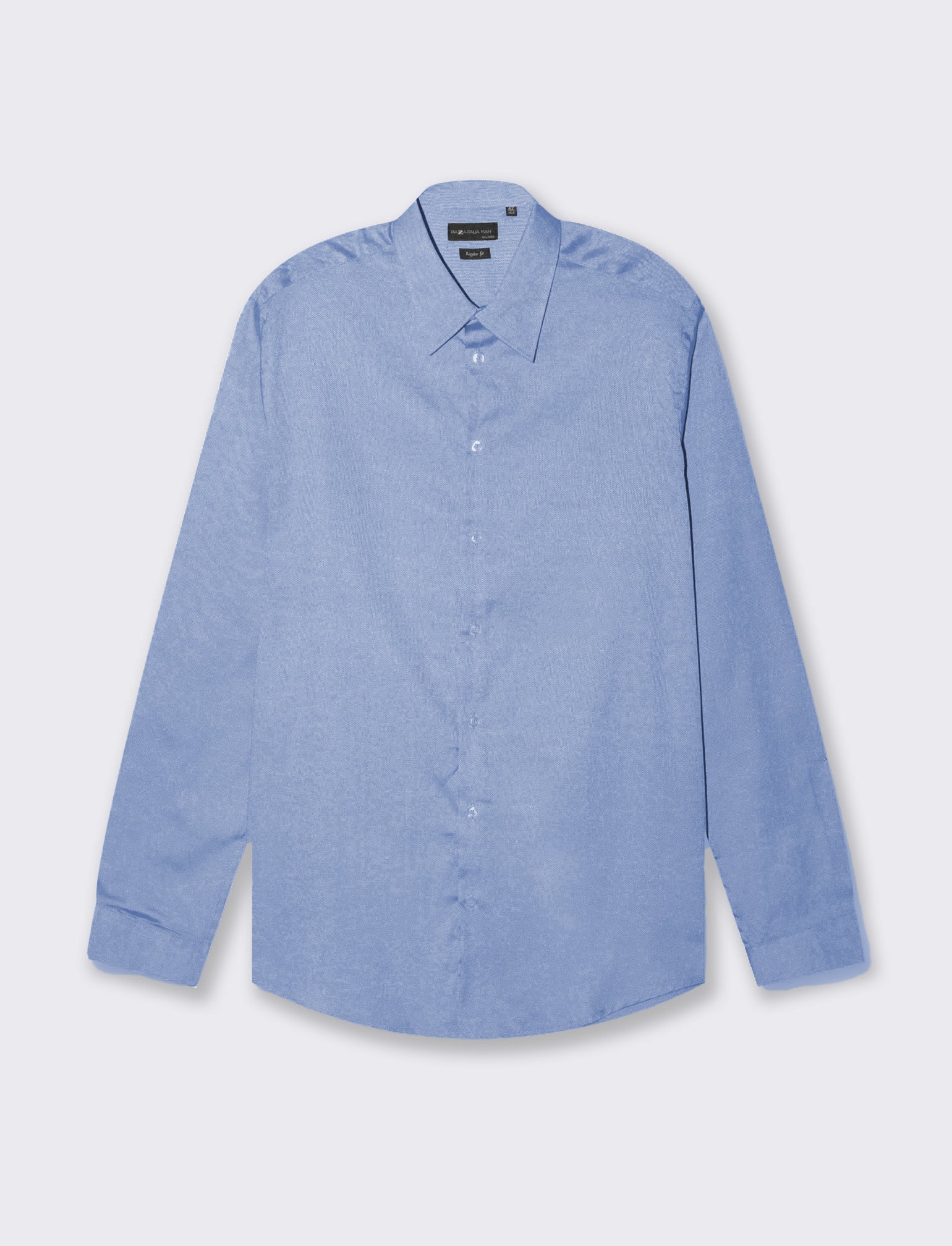 Camicia oxford regular fit da uomo - Blu - Image 4