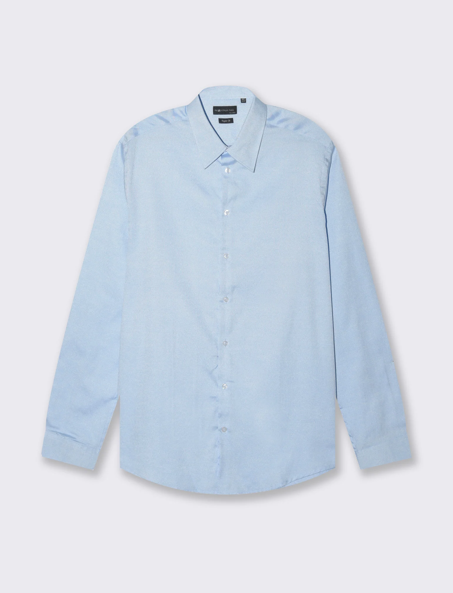 Camicia oxford regular fit da uomo - Celeste - Image 4