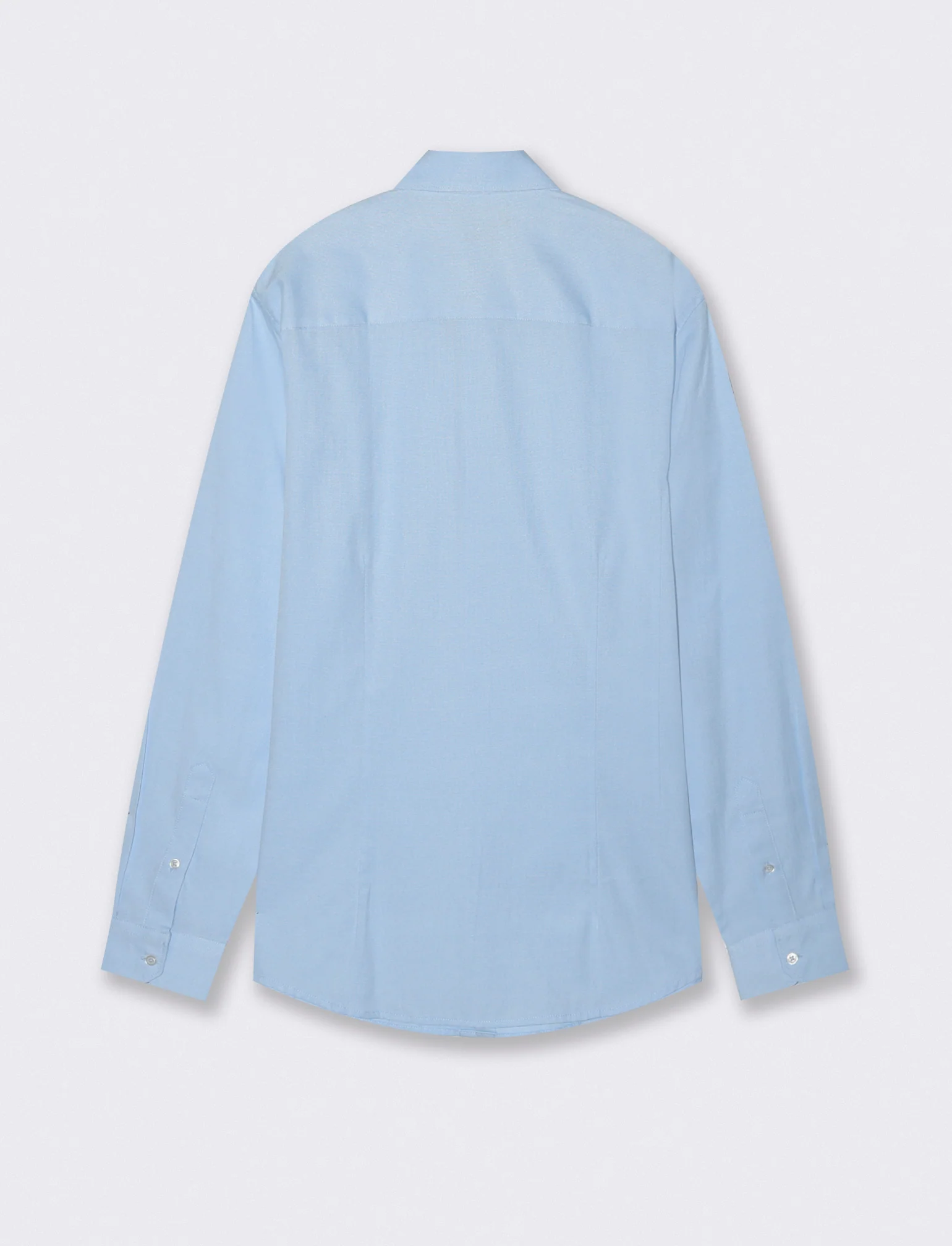 Camicia Oxford Regular Fit in Cotone - Celeste - Image 5