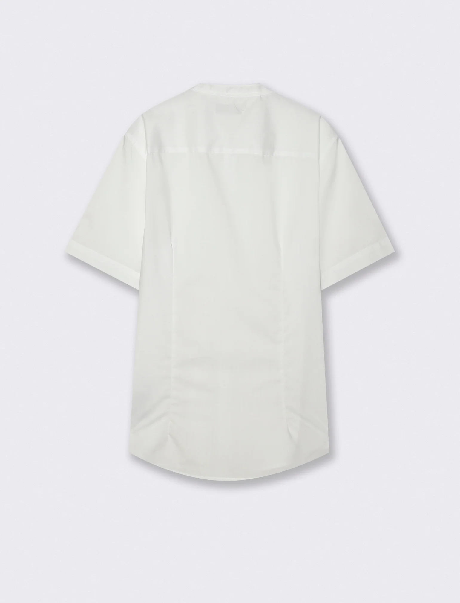 Camicia Regular Fit Easy Iron Collo Coreano - Bianco - Image 5