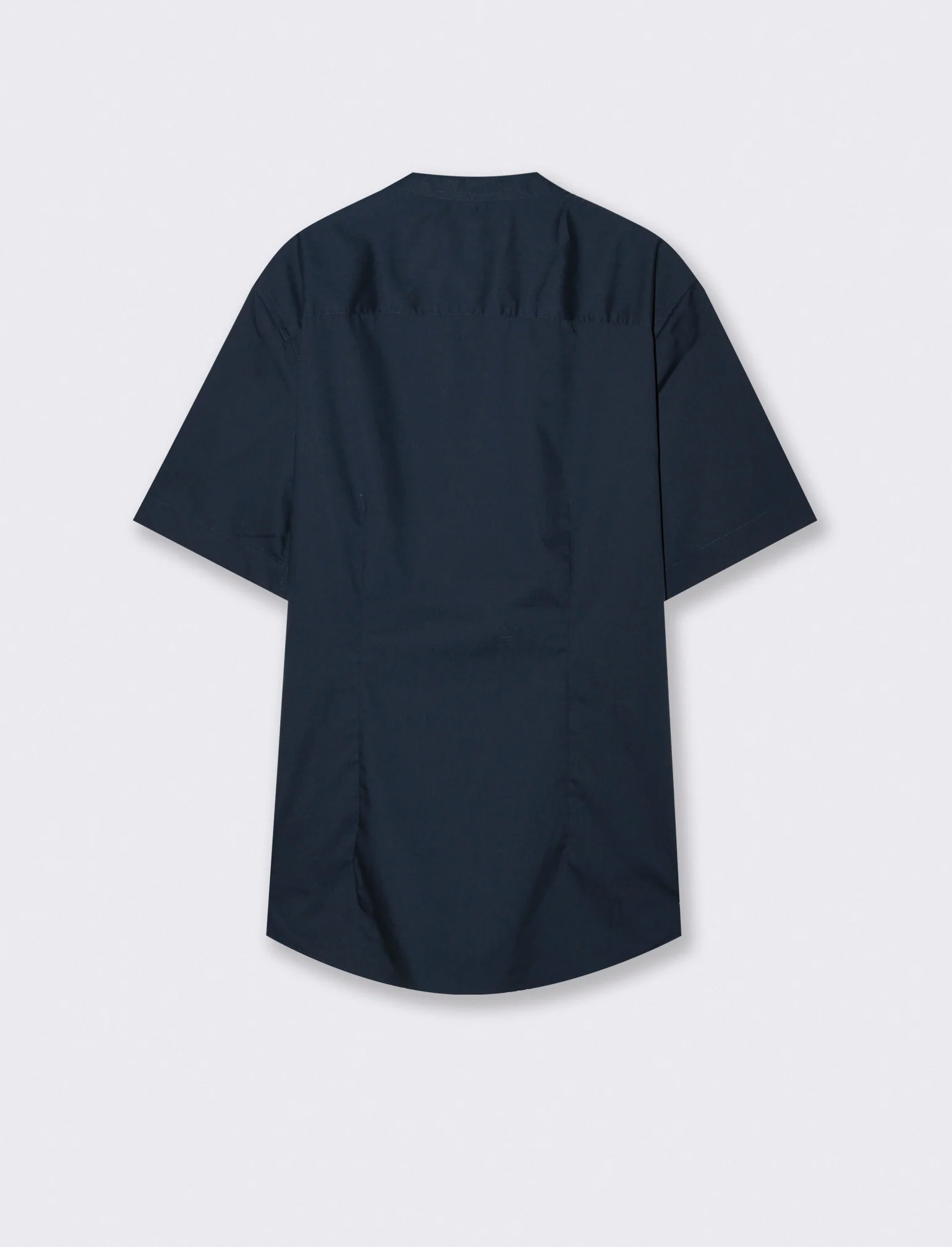 Camicia Regular Fit Easy Iron Collo Coreano - Blu - Image 2