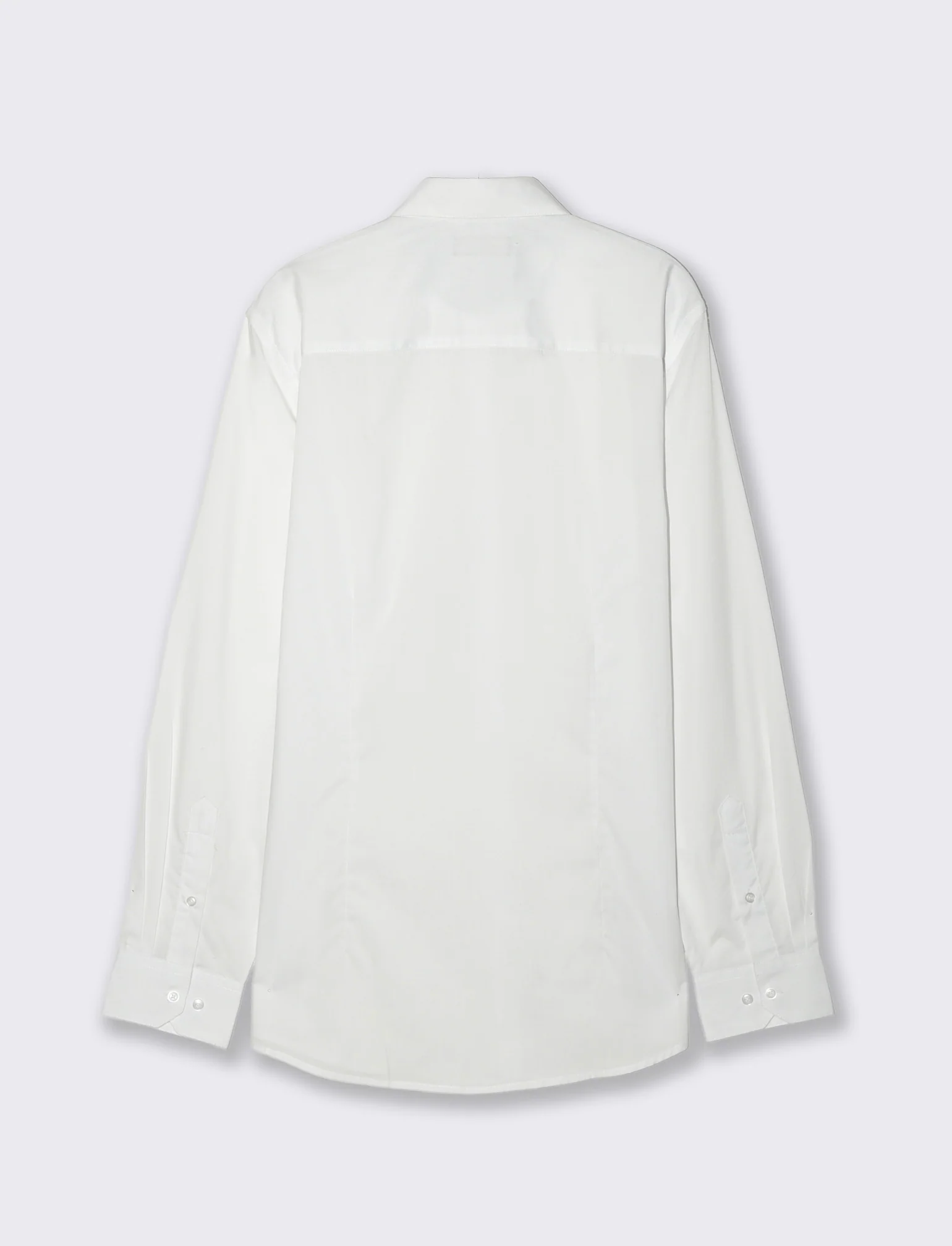 Camicia Regular Fit Easy Iron Collo Francese - Bianco - Image 2