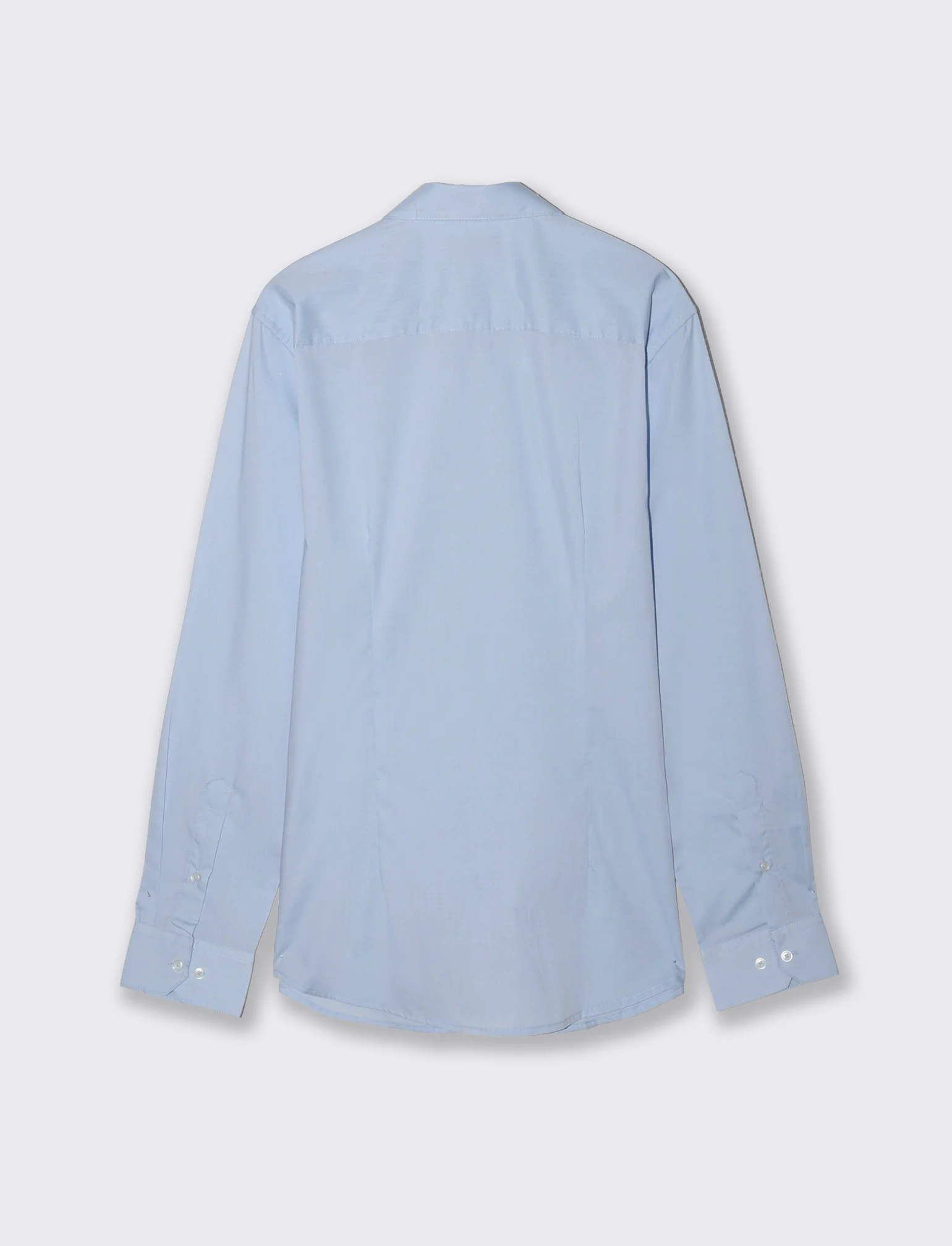 Camicia Regular Fit Easy Iron Collo Francese - Celeste - Image 2