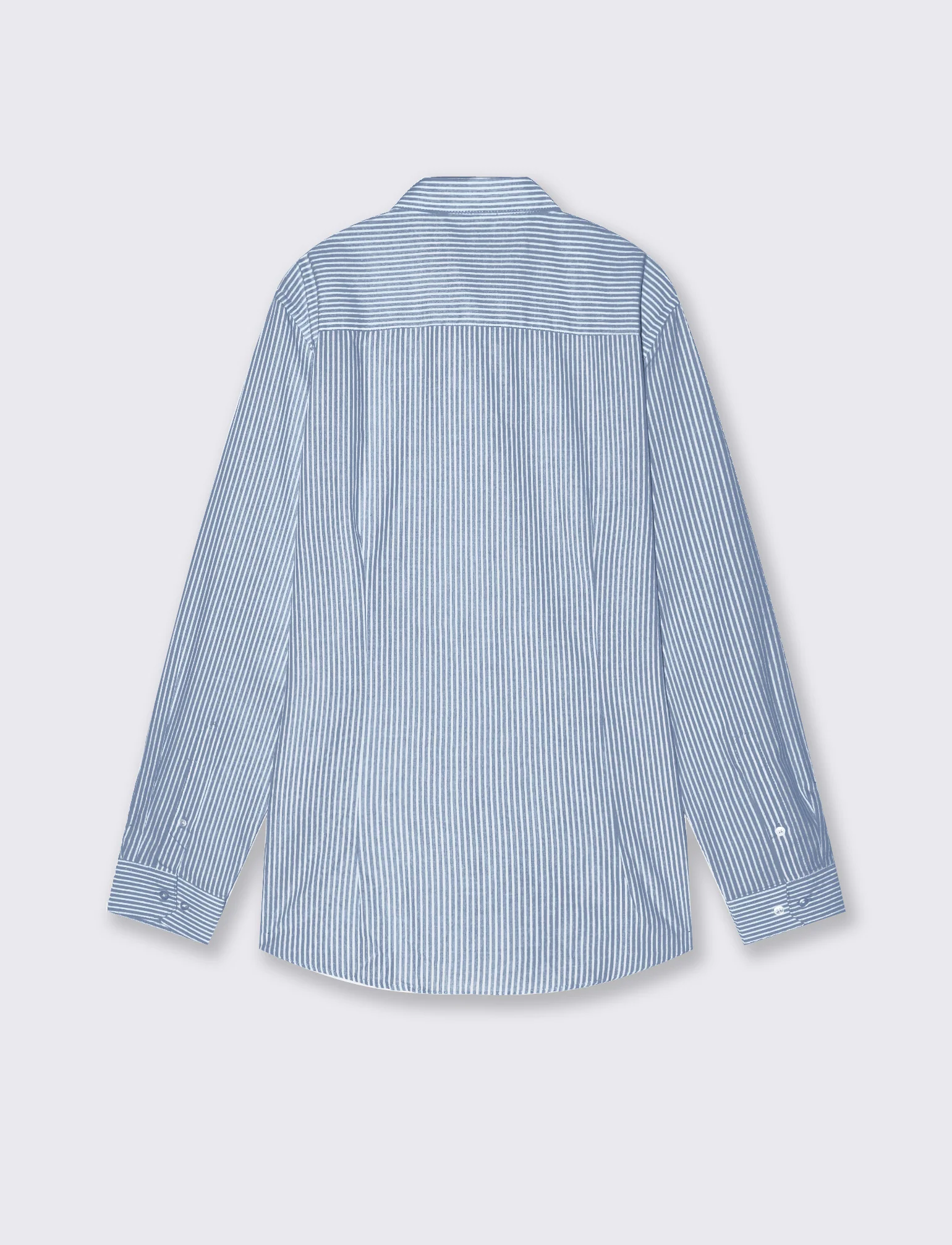 Camicia Regular Fit Easy Iron in Cotone - Bluette - Image 2