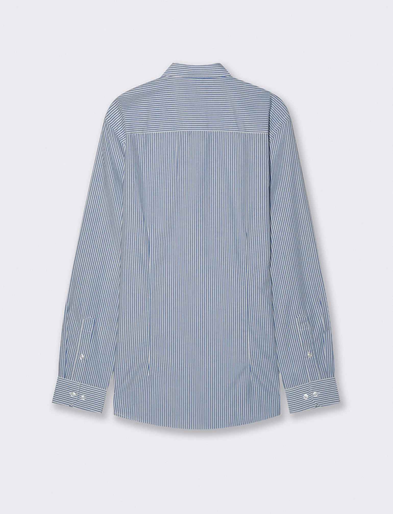 Camicia Regular Fit Easy Iron Unita e Fantasia - Bluette - Image 2