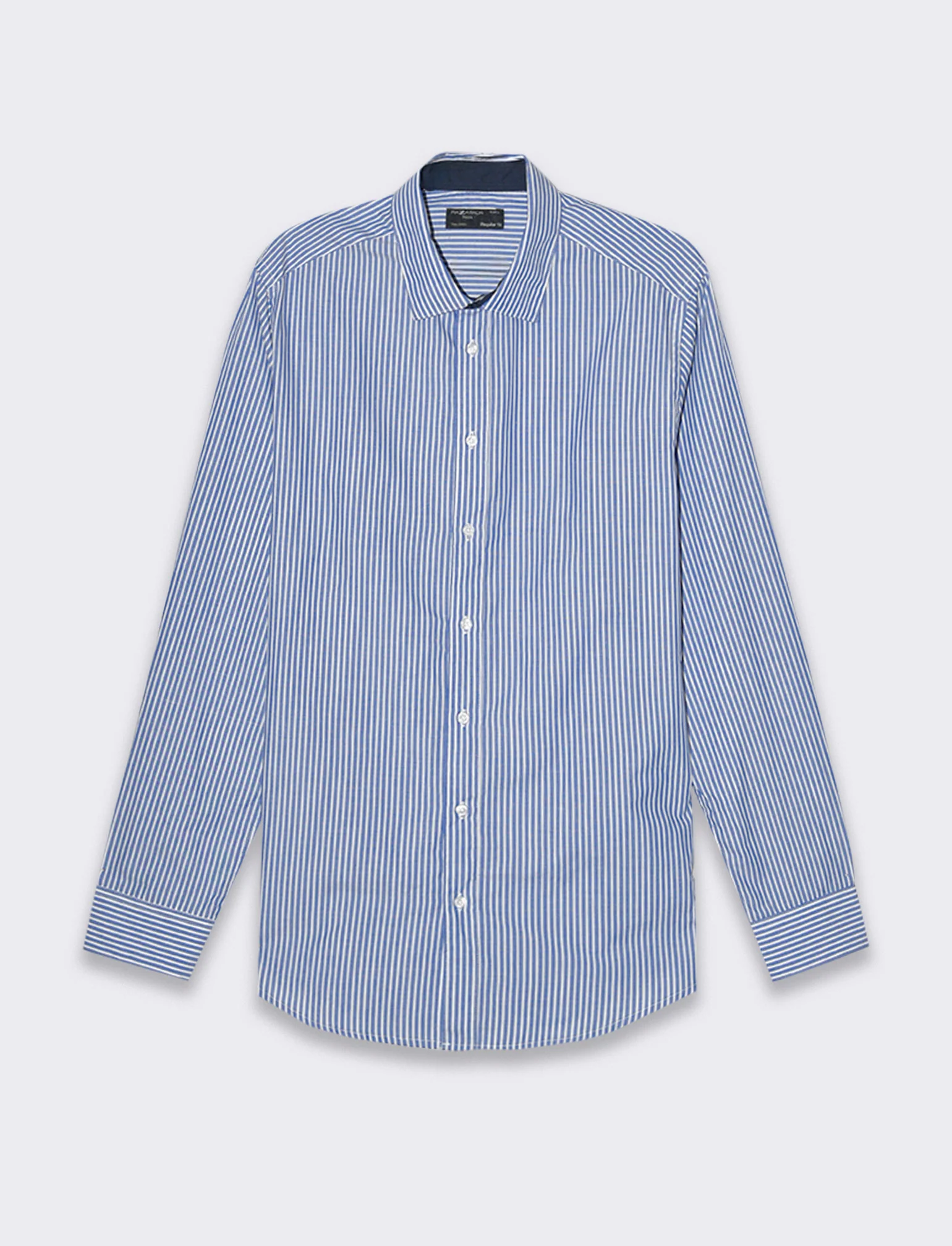 Camicia regular fit easy iron unita ed a fantasia da uomo - Avion - Image 4