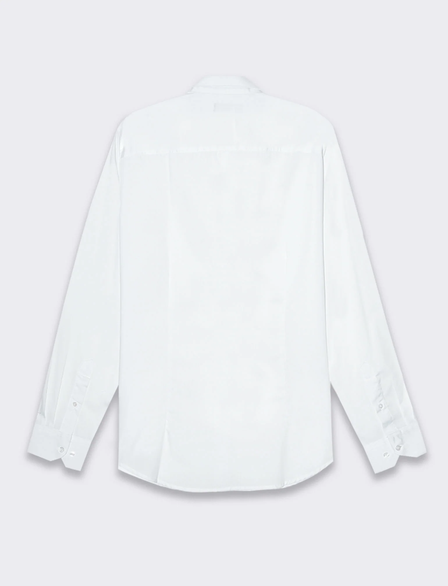 Camicia regular fit easy iron unita ed a fantasia da uomo - Bianco - Image 5