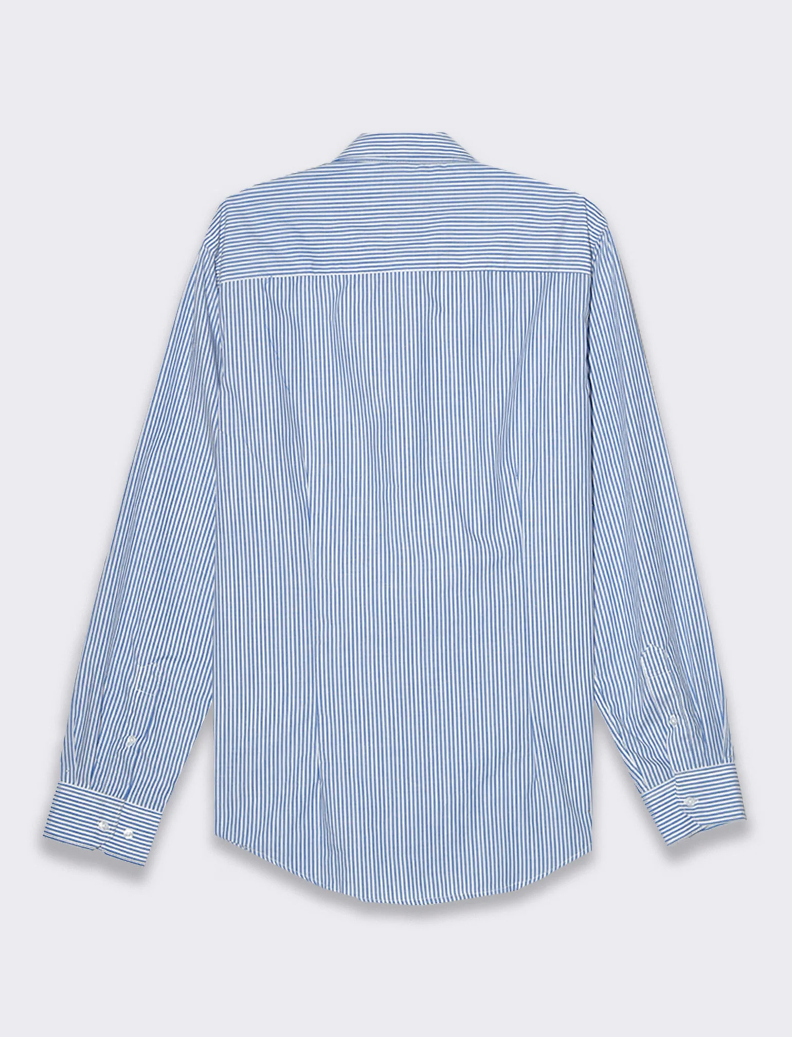 Camicia regular fit easy iron unita ed a fantasia da uomo - Bluette - Image 5