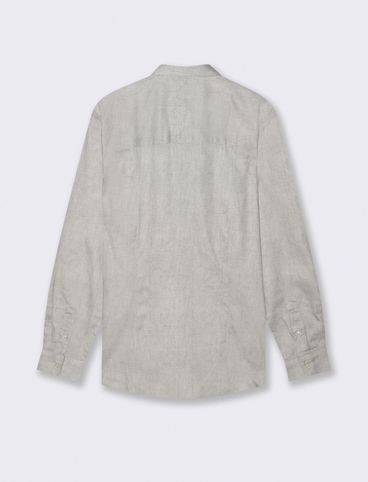 CAMICIA REGULAR FIT MICRO FANTASIA - Beige - Image 3