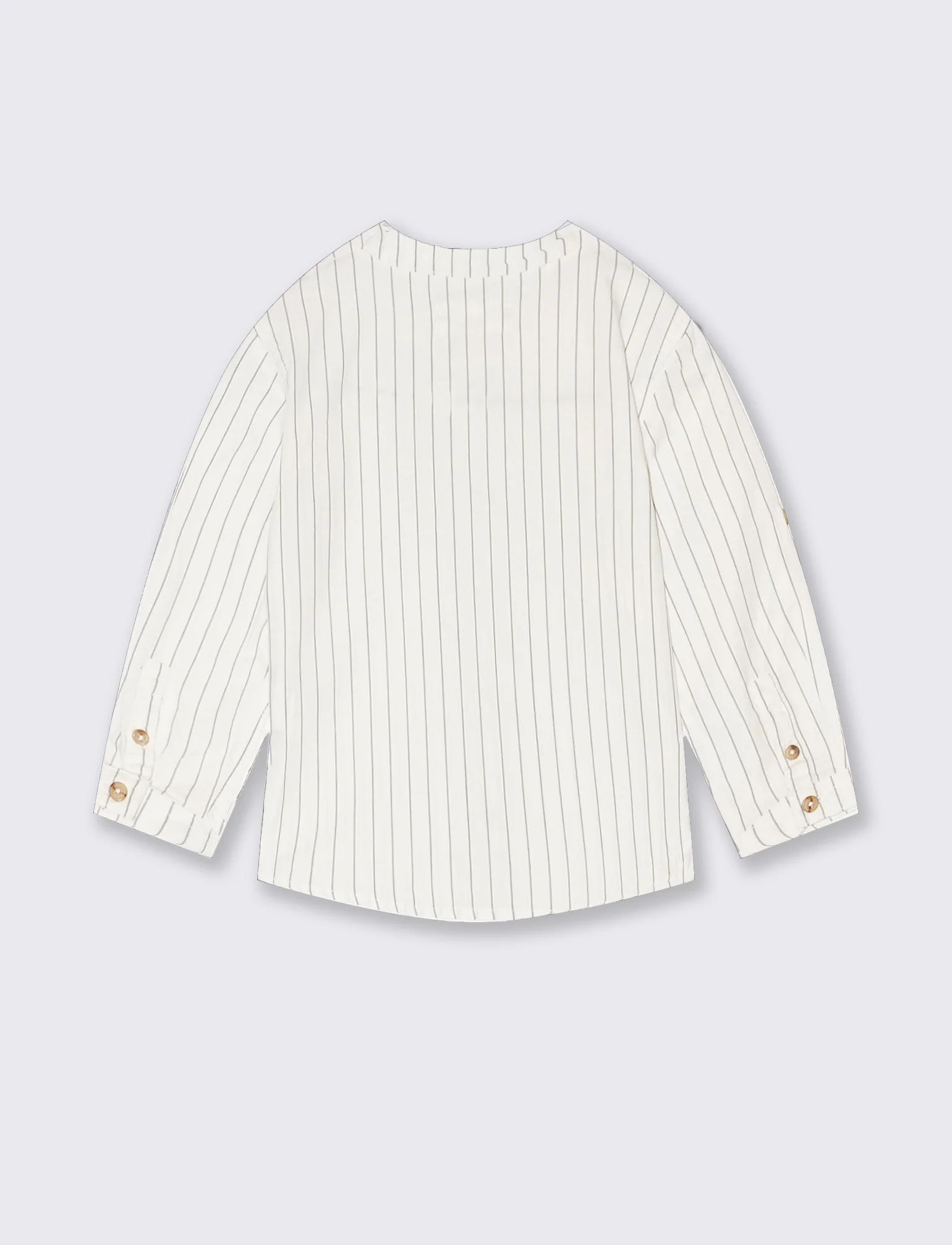 Camicia rigata da neonato - Righe - Image 4